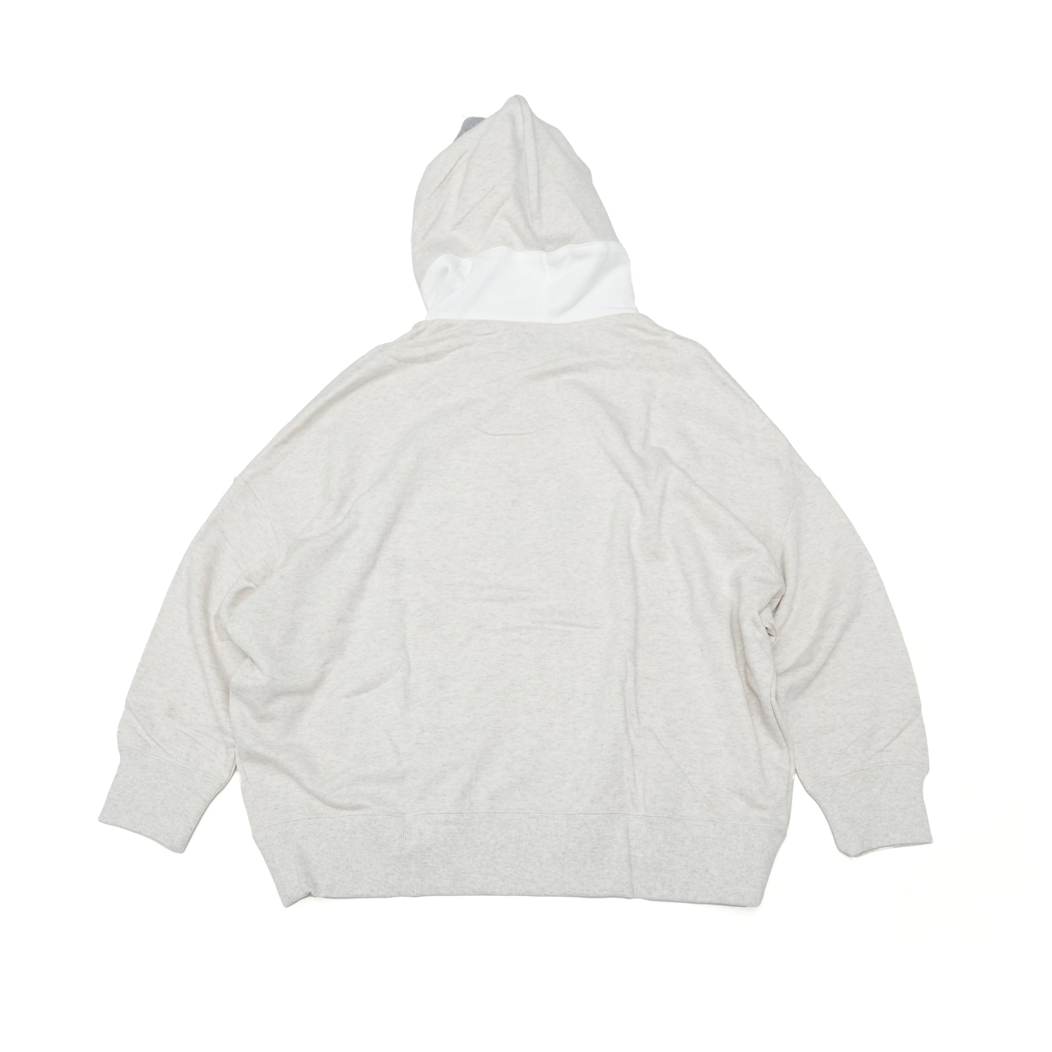 No:bsdodd-03_a | Name:City Scenery Embroidery Hoodie | Color:Oat Meal【BEDSIDEDRAMA_ベッドサイドドラマ】【archive】
