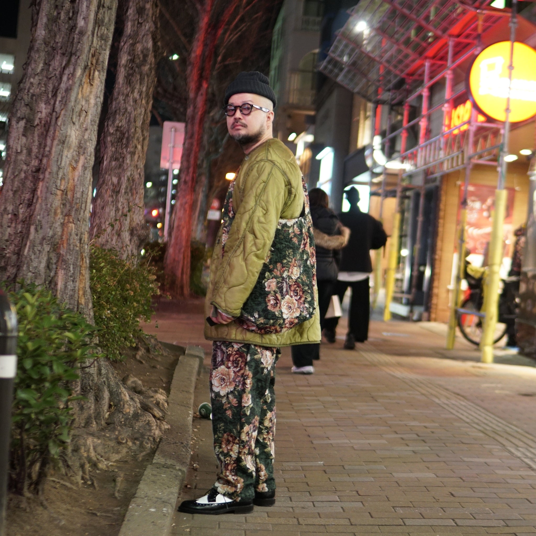 No:VOO-1120 | Name:GOBELIN EGO BAG | Color:Beige/Green/Black【VOO_ヴォー】【archive】
