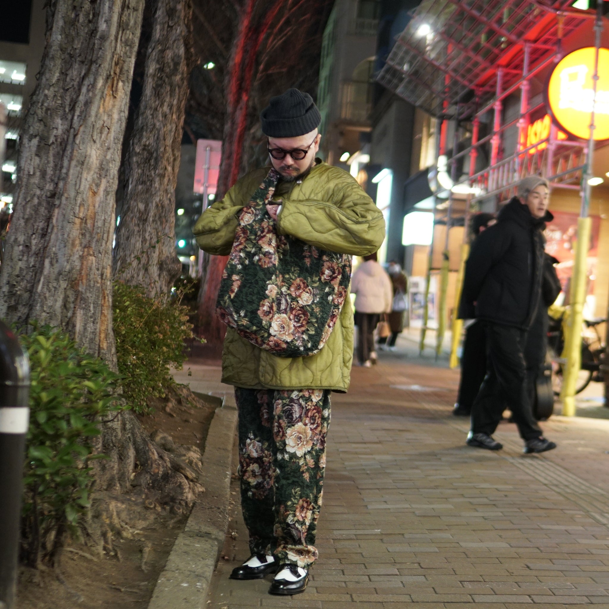 No:VOO-1120 | Name:GOBELIN EGO BAG | Color:Beige/Green/Black【VOO_ヴォー】【archive】