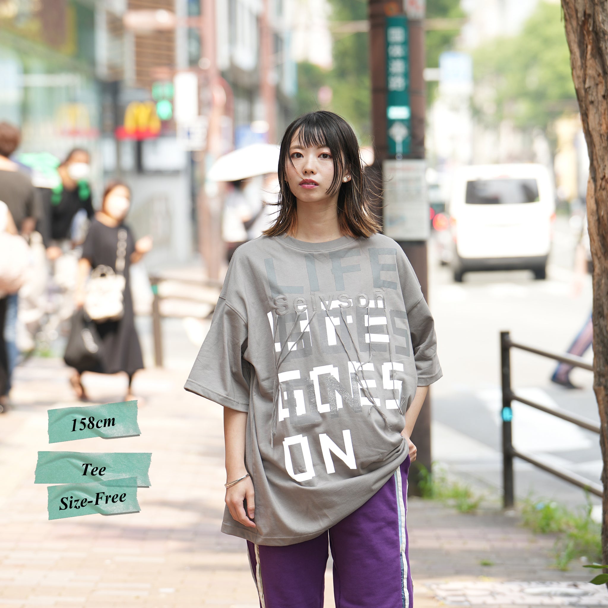 SNA22-SP-T02 Seivson 2022 ‘’ LIFE GOES ON ’’ 5週年限定 T-SHIRT | Color:Gray | Size:FREE【(A)crypsis_エイクライプシス】【SEIVSON_セイヴソン】