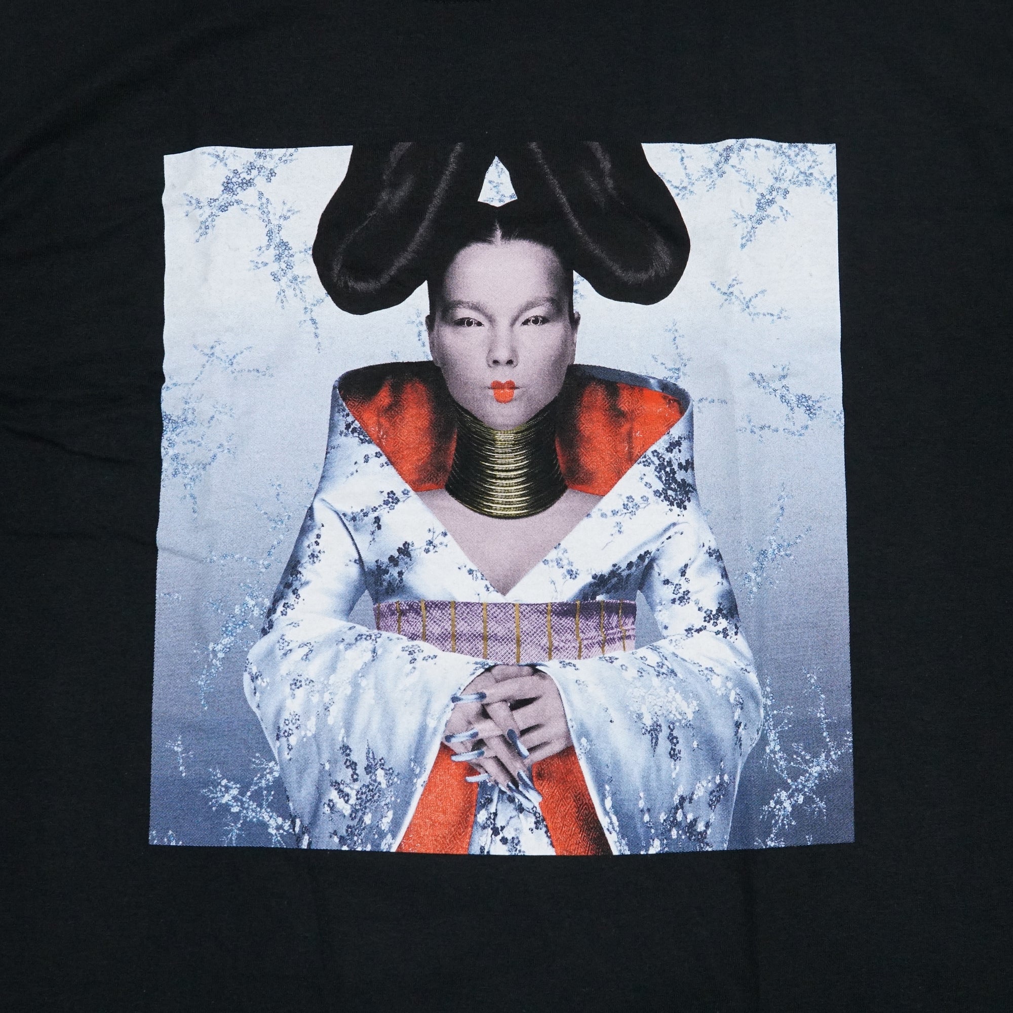 bjk10006 | HOMOGENIC MENS T-SHIRT – Black | Size:L/XL【BJORK】【MUSIC TEE】【ネコポス選択可能】