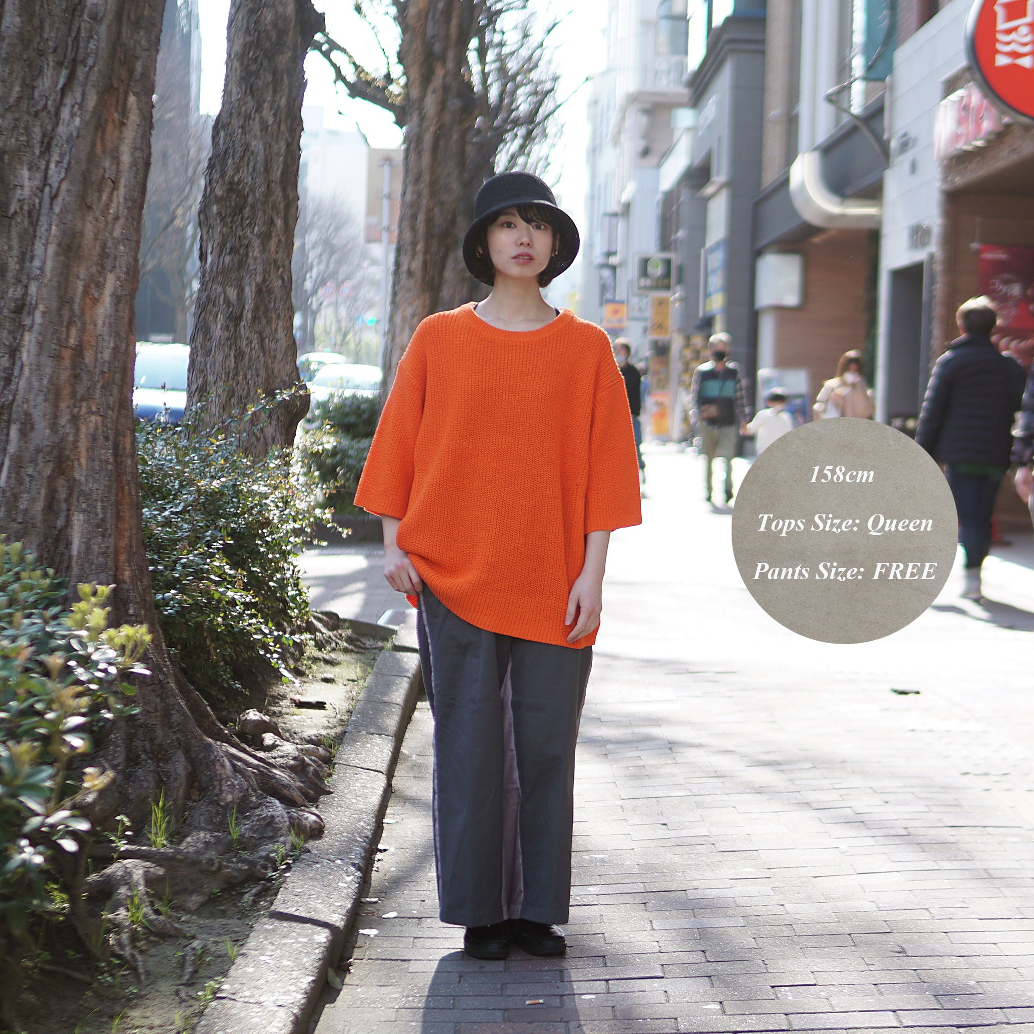 No:VOO-1127 | Name:SPEKNIT 3/5 | Color:Natural/Orange/Sumi Black【VOO_ヴォー】【archive】
