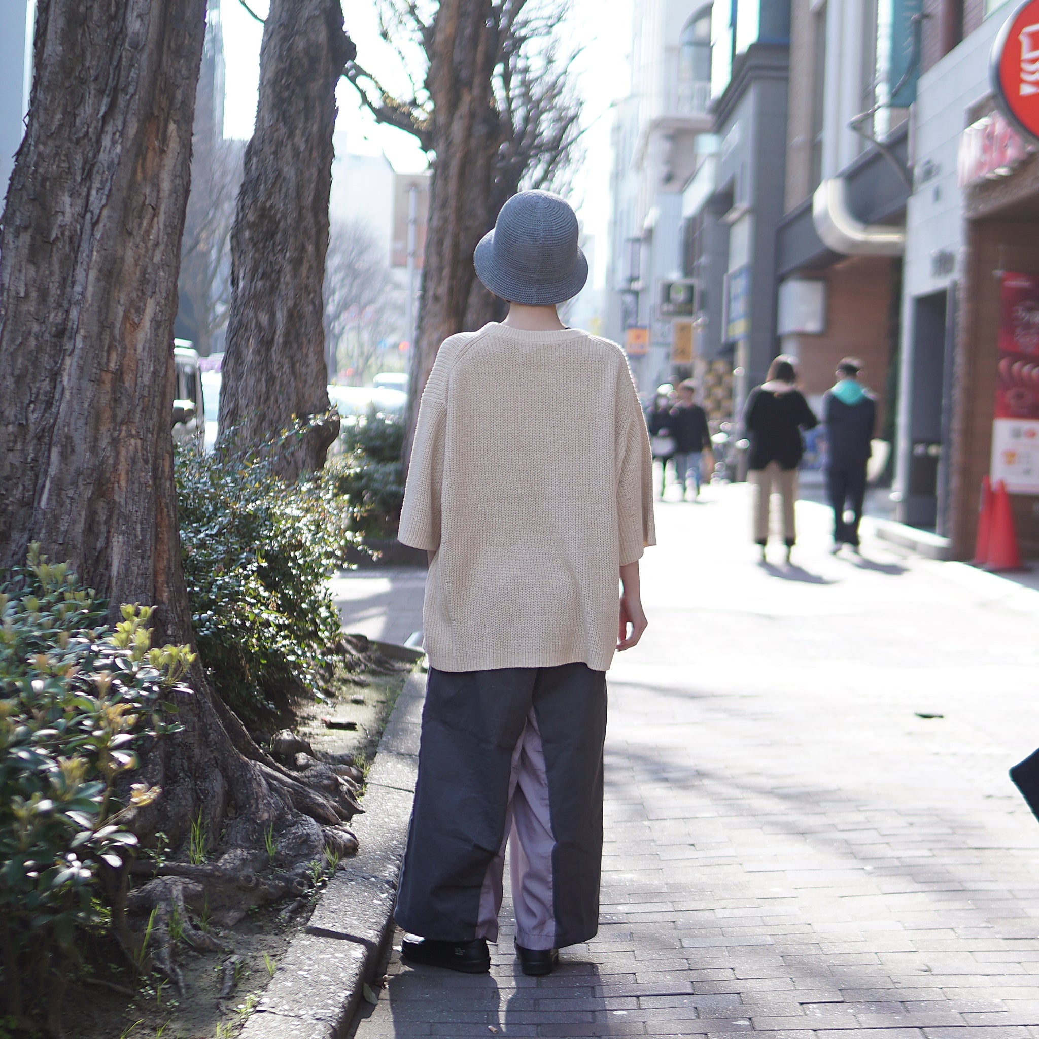 No:VOO-1127 | Name:SPEKNIT 3/5 | Color:Natural/Orange/Sumi Black【VOO_ヴォー】【archive】