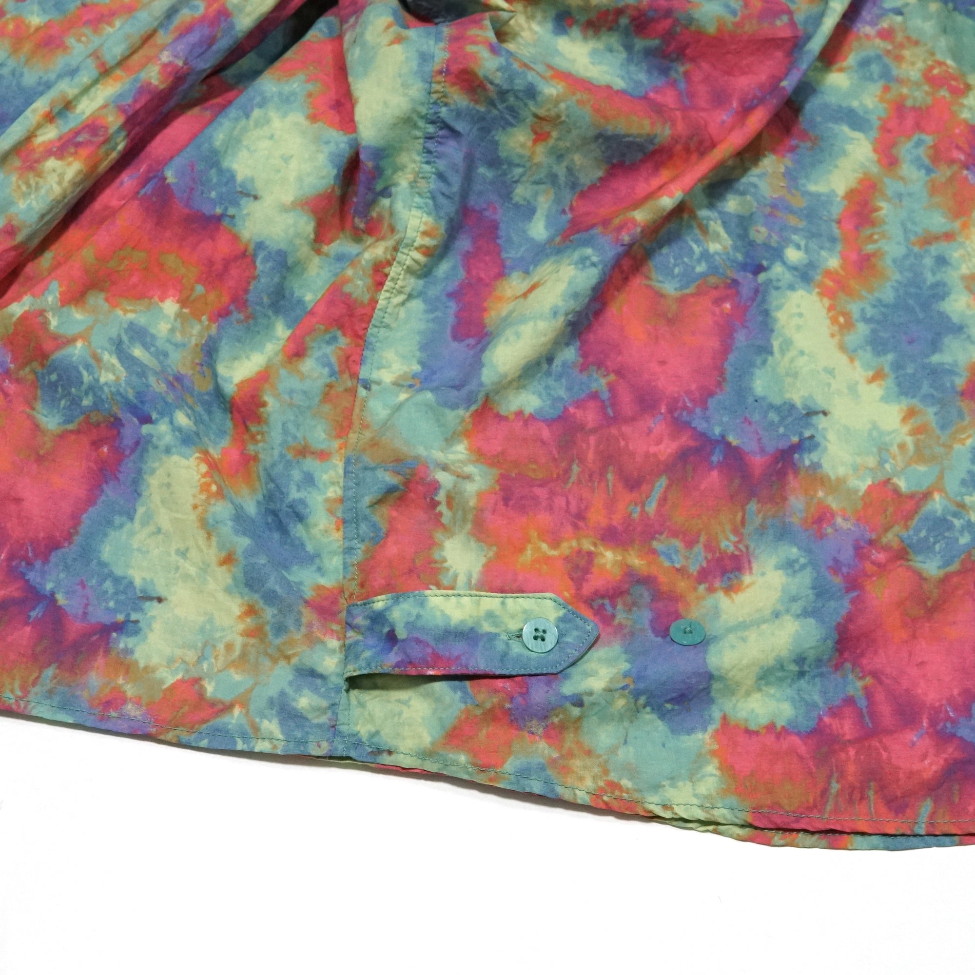 Uneven dyeing long sleeve shirtsLime Base | VARDE77