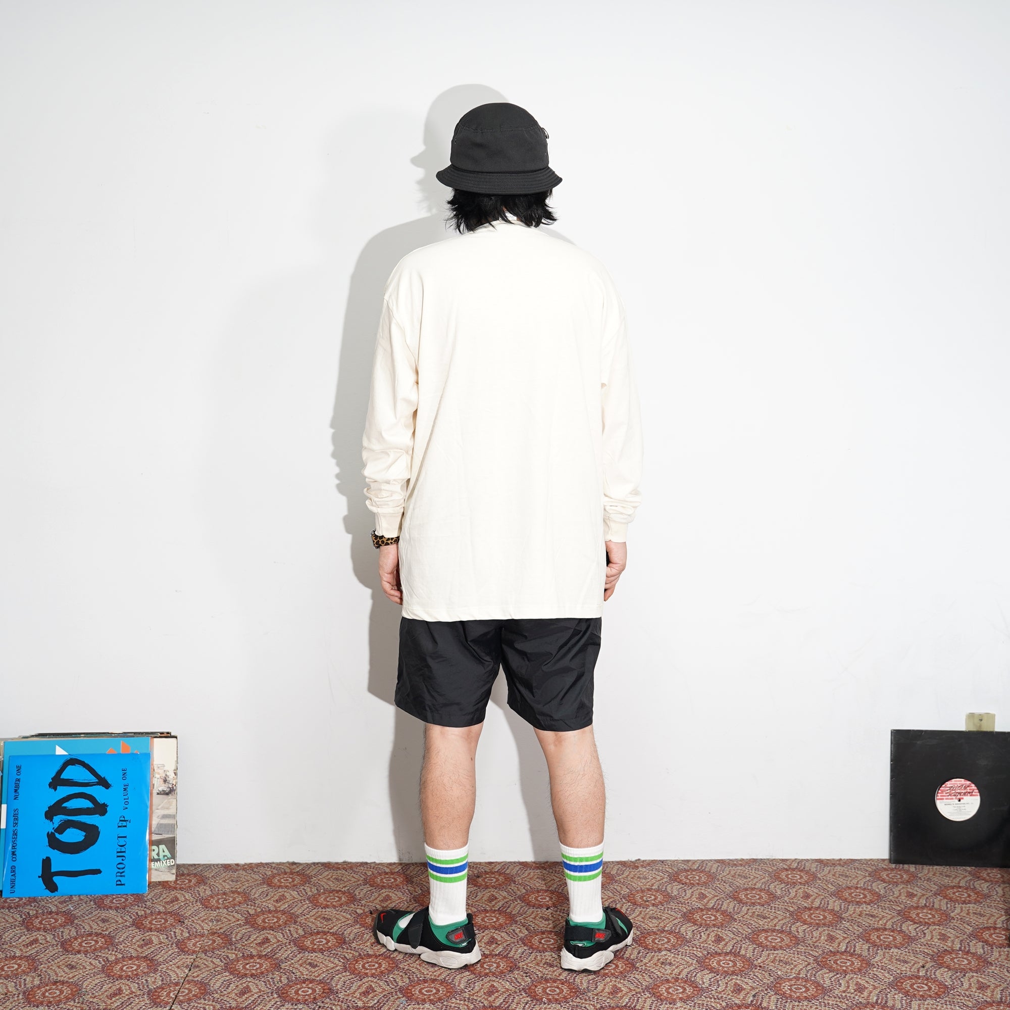 No:ST-6000 | Name: L/S CREW TEE | Color:Natural | Size:M/L 【Save Our Soil】-SAVE OUR SOIL-ADDICTION FUKUOKA