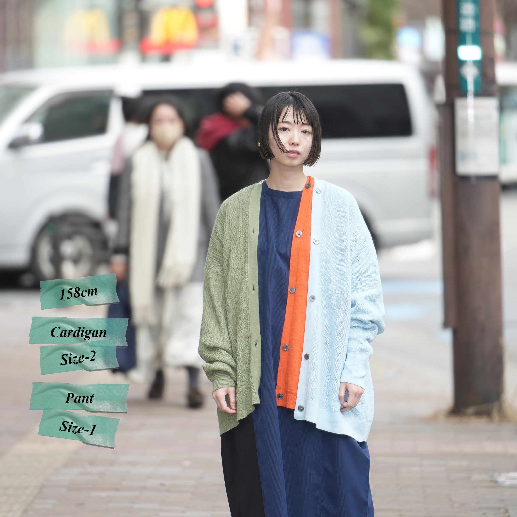 No:bsd23SS-20_b | Name:3piece knit cardigan | Color:Poppy【BEDSIDEDRAMA_ベッドサイドドラマ】【archive】