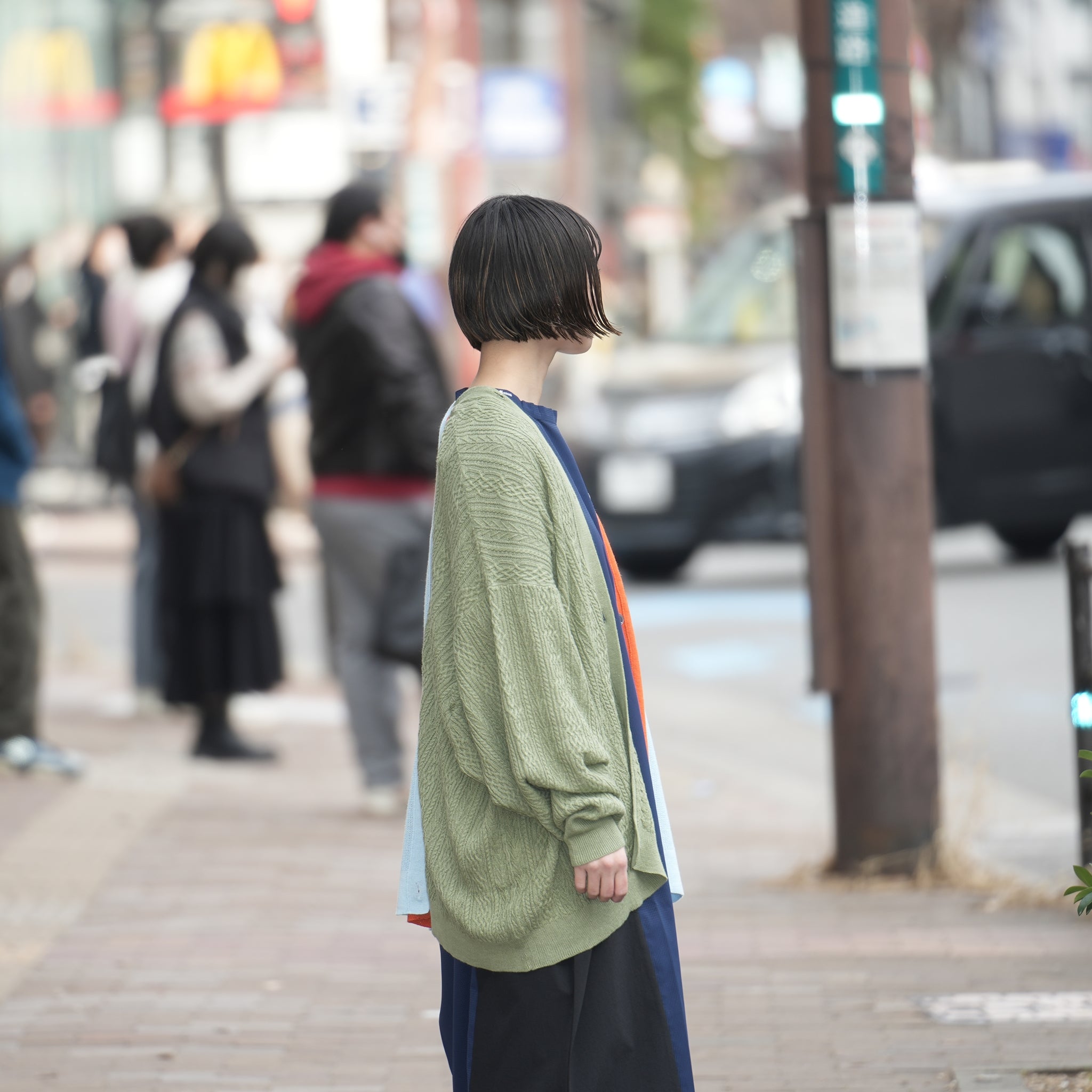 No:bsd23SS-20_b | Name:3piece knit cardigan | Color:Poppy【BEDSIDEDRAMA_ベッドサイドドラマ】【archive】