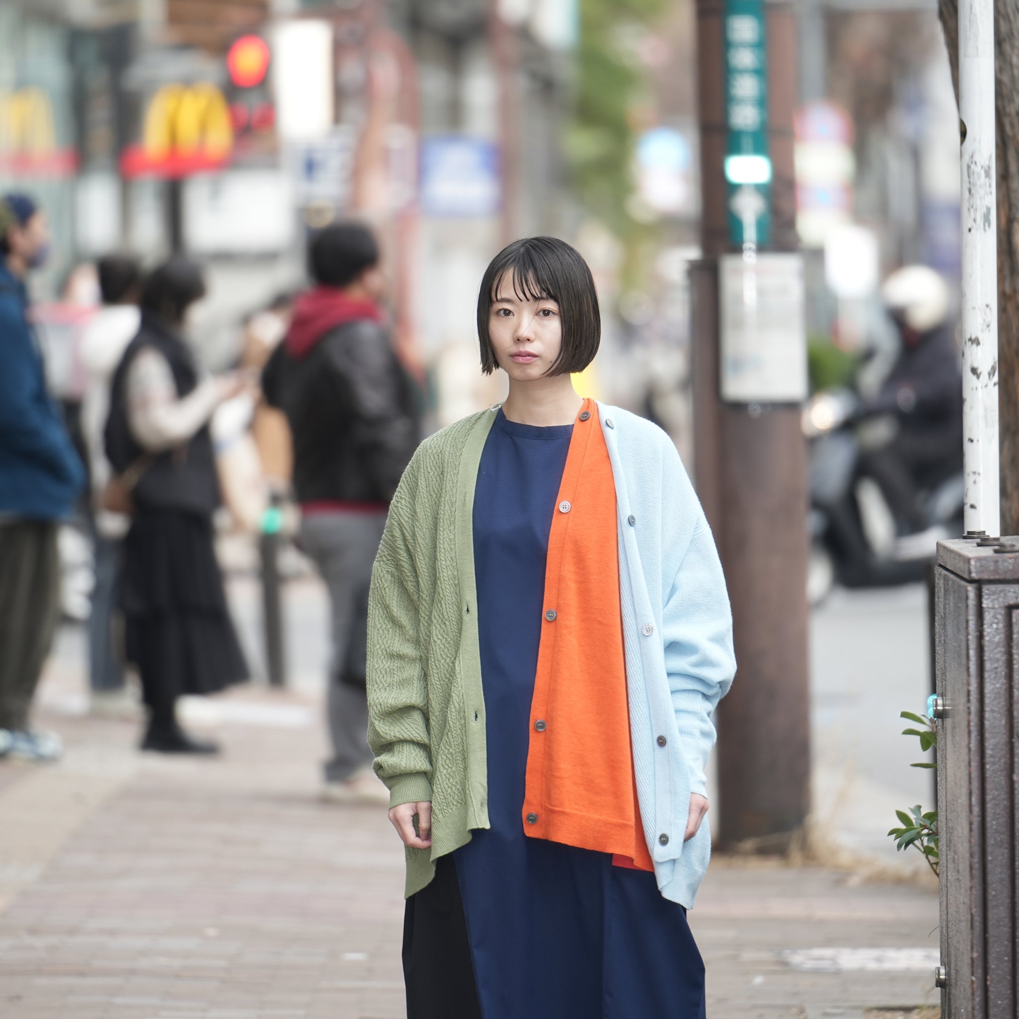 No:bsd23SS-20_b | Name:3piece knit cardigan | Color:Poppy【BEDSIDEDRAMA_ベッドサイドドラマ】【archive】