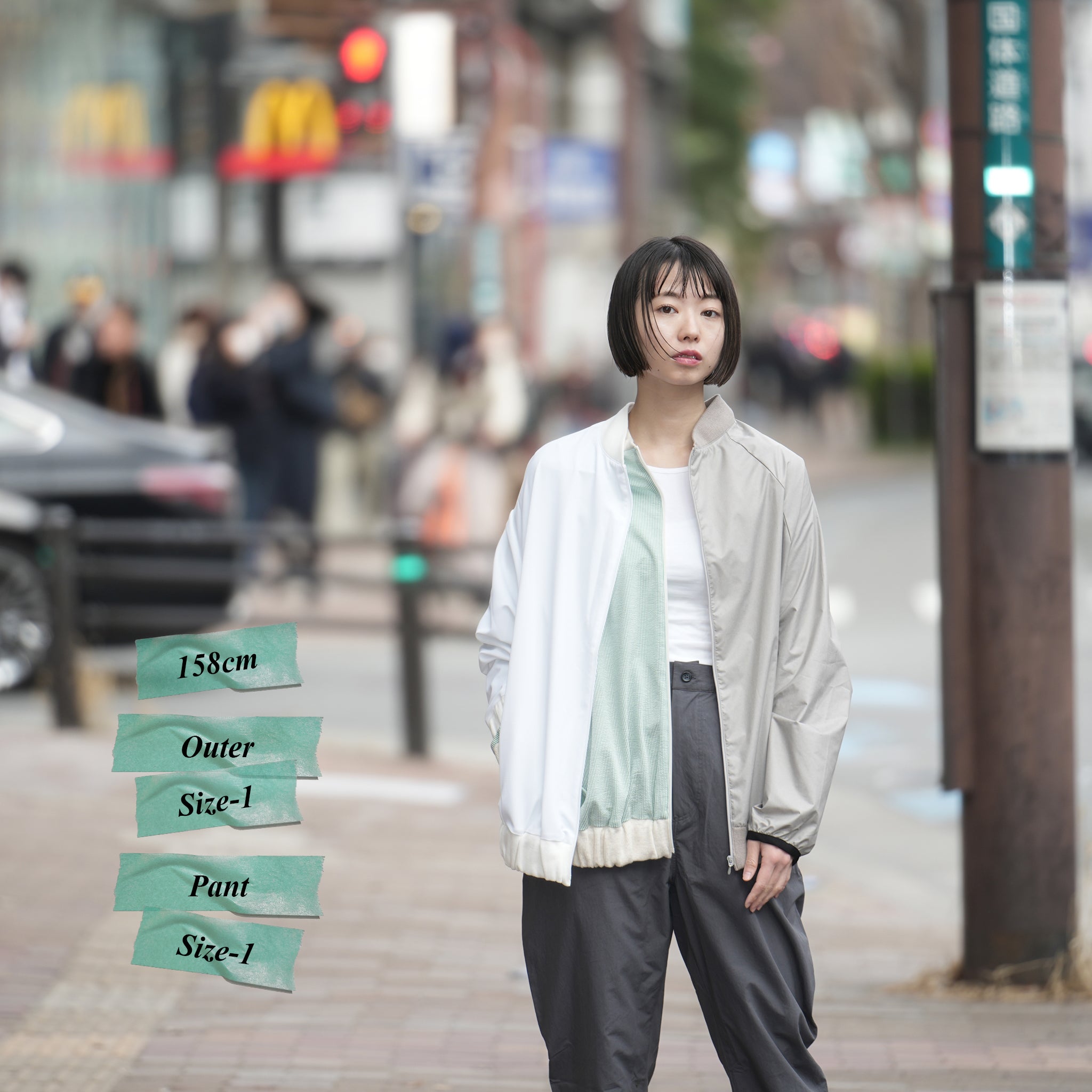 No:bsd23SS-07_b | Name:Three-piece right blouson | Color:Grey【BEDSIDEDRAMA_ベッドサイドドラマ】