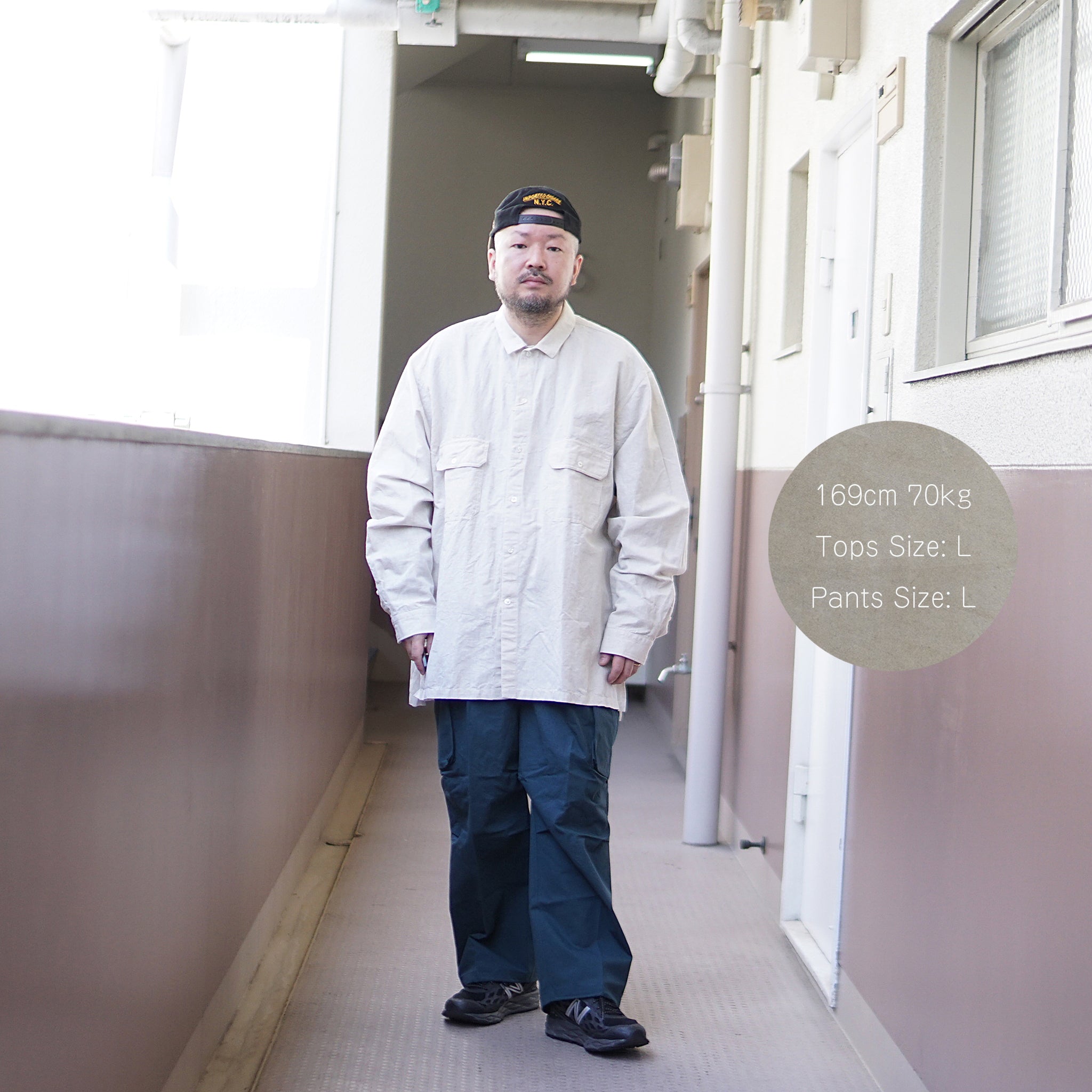 No:cbwidep | Name:Cb WIDE CARGOPANTS| Color:Black/Airforce【CONICHIWA BONJOUR_コニチワボンジュール】