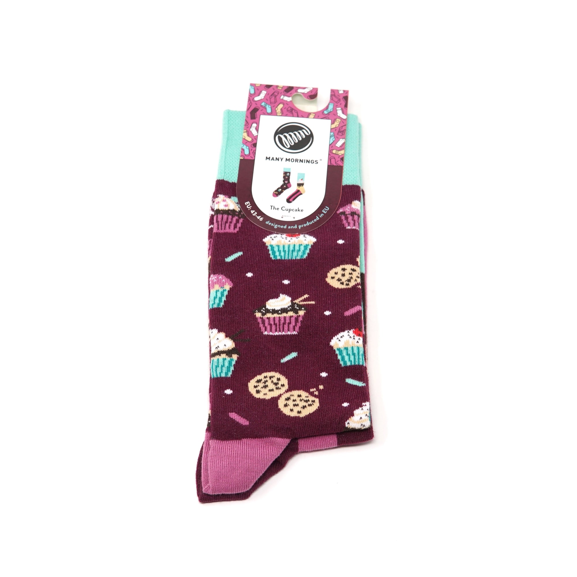 reguler socks / The Cupcake【MANY MORNINGS_メニ―モーニングス】【ネコポス選択可能】
