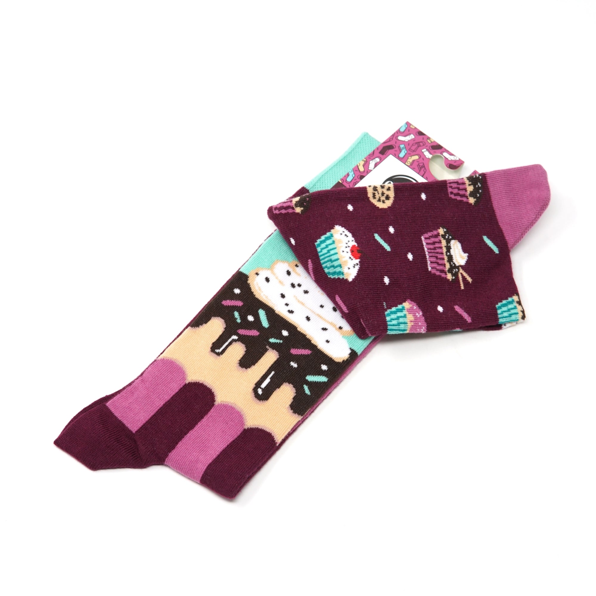 reguler socks / The Cupcake【MANY MORNINGS_メニ―モーニングス】【ネコポス選択可能】