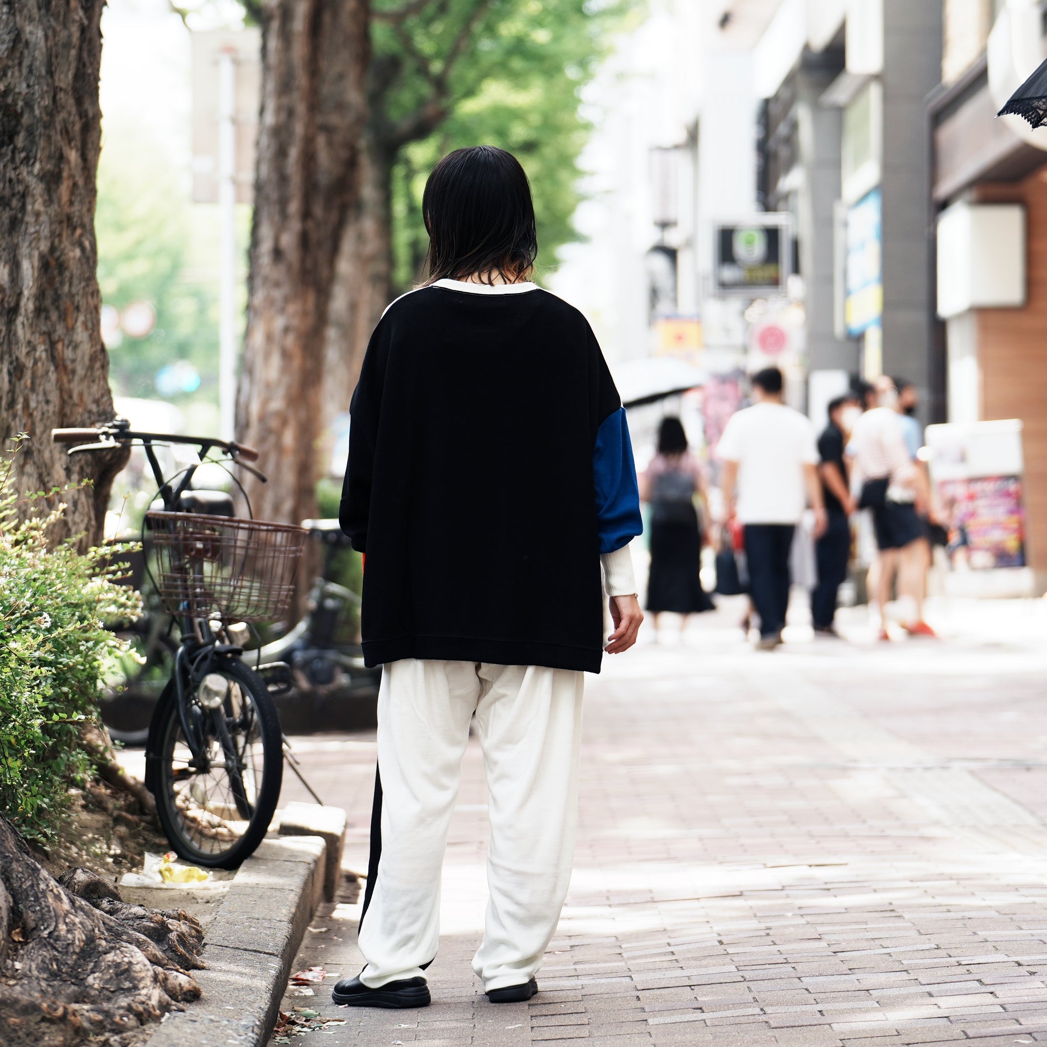 No:bsd22AW-25_A | Name:Arrangement Wide Pants | Color:Bau【BEDSIDEDRAMA_ベッドサイドドラマ】【archive】