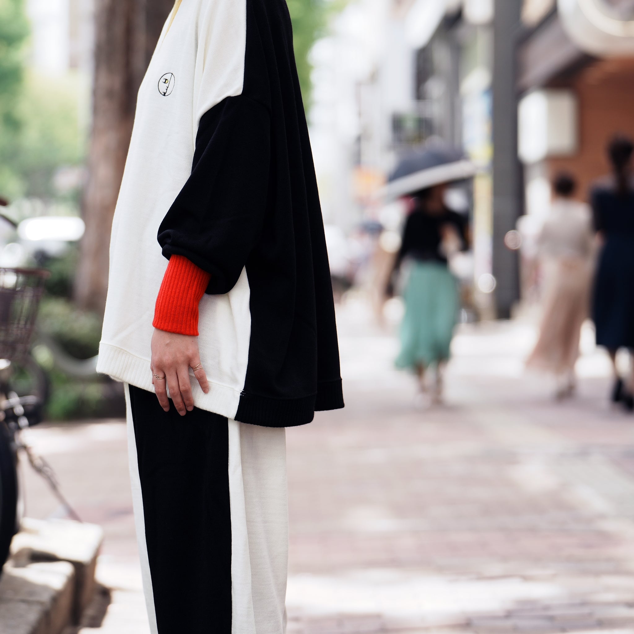 No:bsd22AW-25_A | Name:Arrangement Wide Pants | Color:Bau【BEDSIDEDRAMA_ベッドサイドドラマ】【archive】