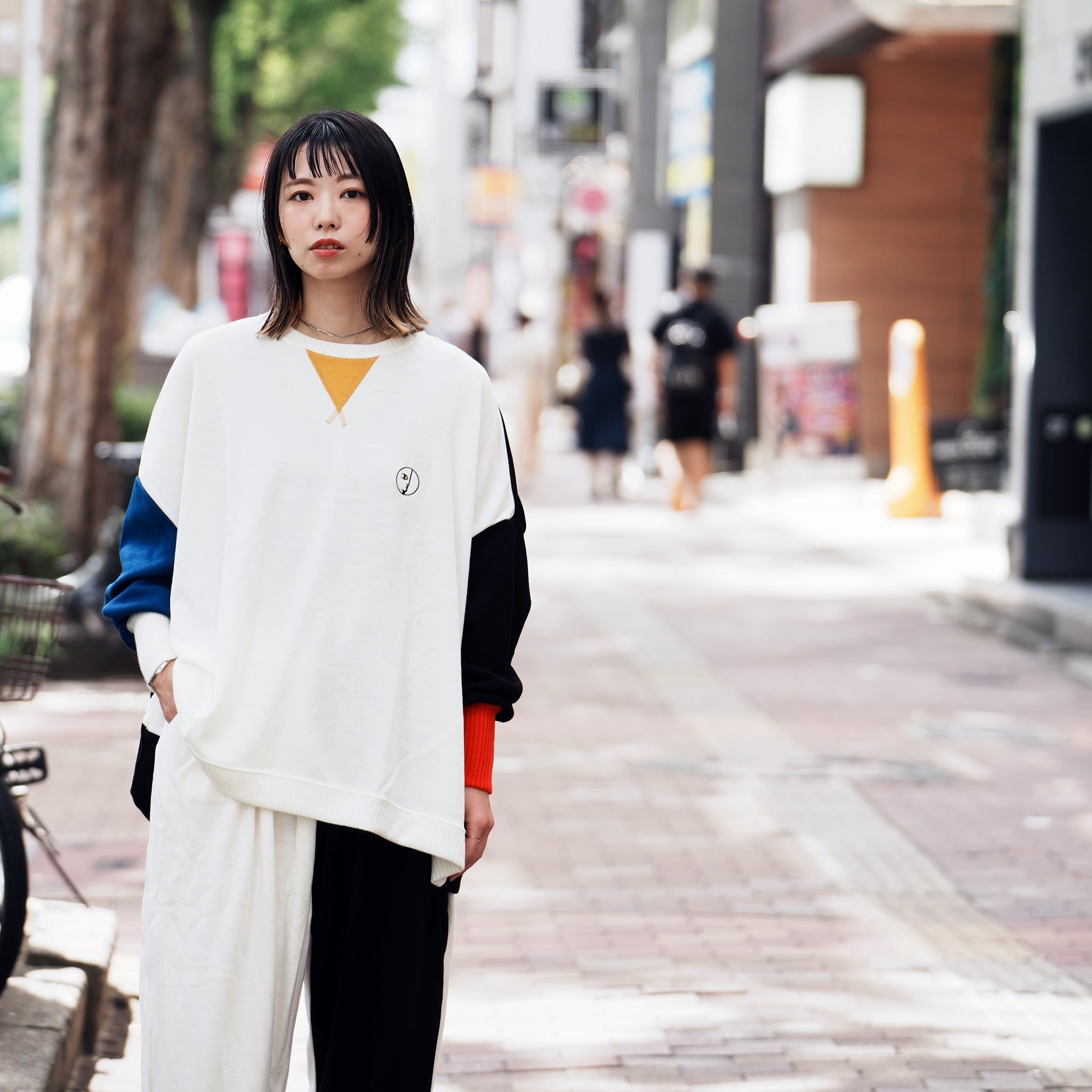 No:bsd22AW-25_A | Name:Arrangement Wide Pants | Color:Bau【BEDSIDEDRAMA_ベッドサイドドラマ】【archive】