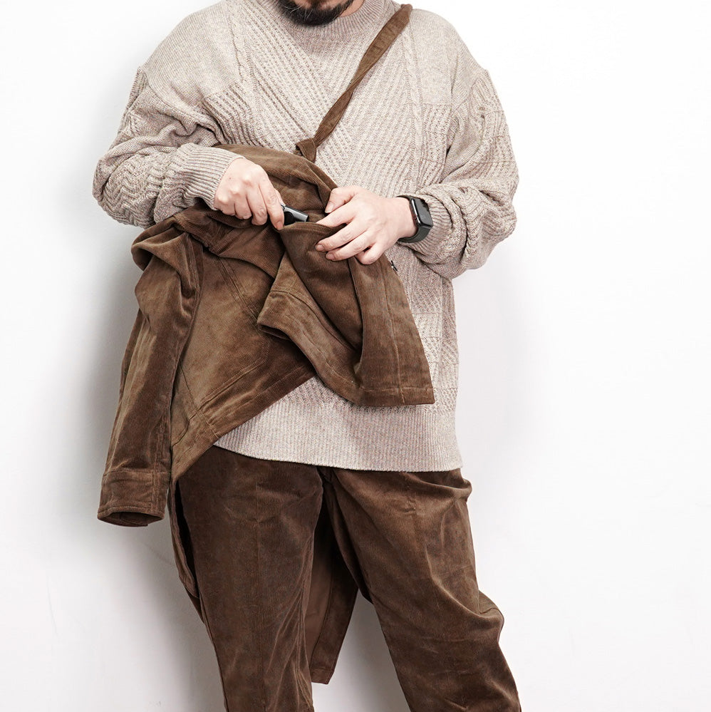 No:KL20FJK38 | Name:ST TOOL POCKET COVERALL "TNIY" | Color:BROWN 【kelen ケレン】-KELEN MEN-ADDICTION FUKUOKA