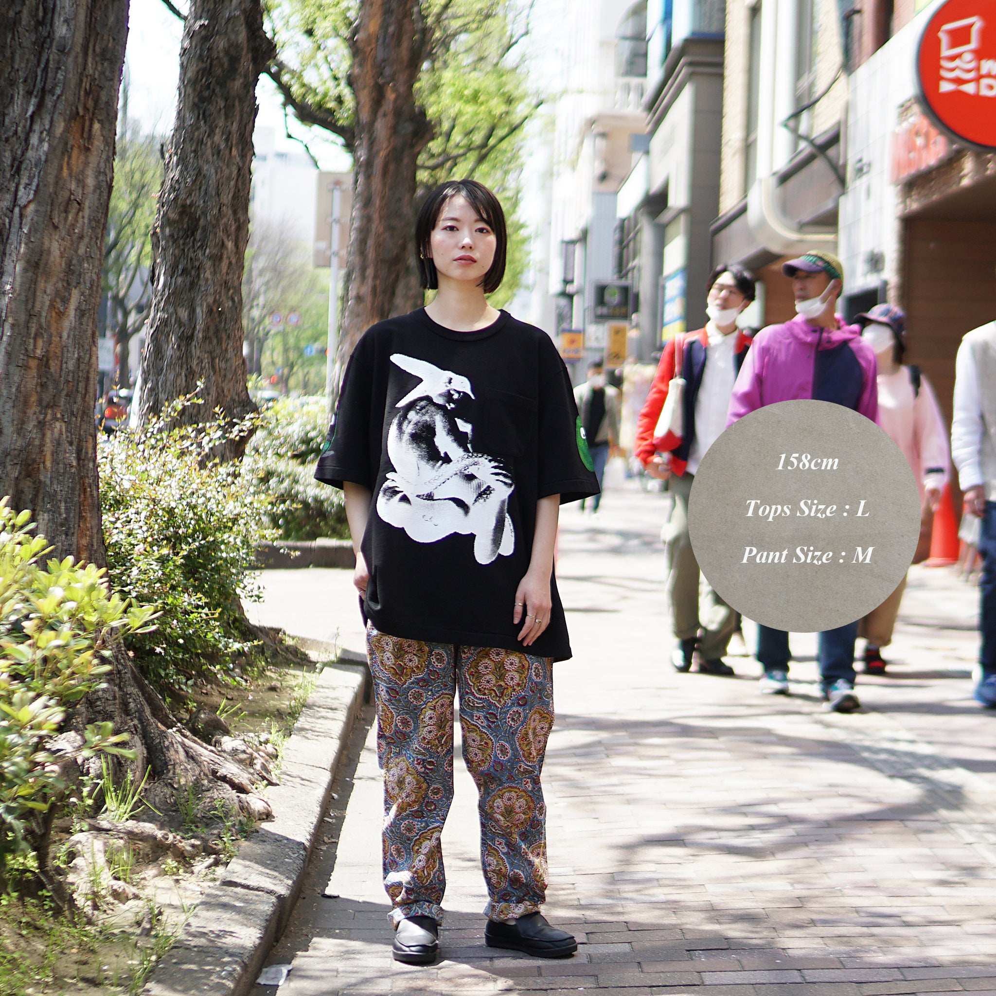 No:M25701black | Name:French Terry SS Pocket Tee w Print | Color:Black【MONITALY_モニタリー】