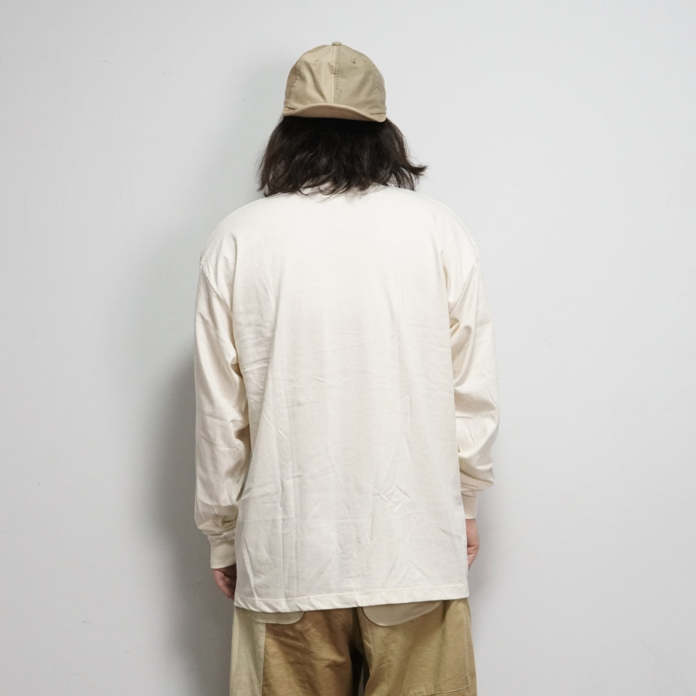No:ST-6000 | Name: L/S CREW TEE | Color:Natural | Size:M/L 【Save Our Soil】-SAVE OUR SOIL-ADDICTION FUKUOKA