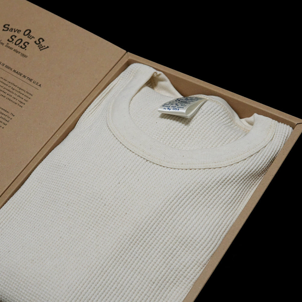 No:ST-6500 | Name: THERMAL S/S CREW TEE | Color:Natural | Size:M【Save Our Soil】-SAVE OUR SOIL-ADDICTION FUKUOKA