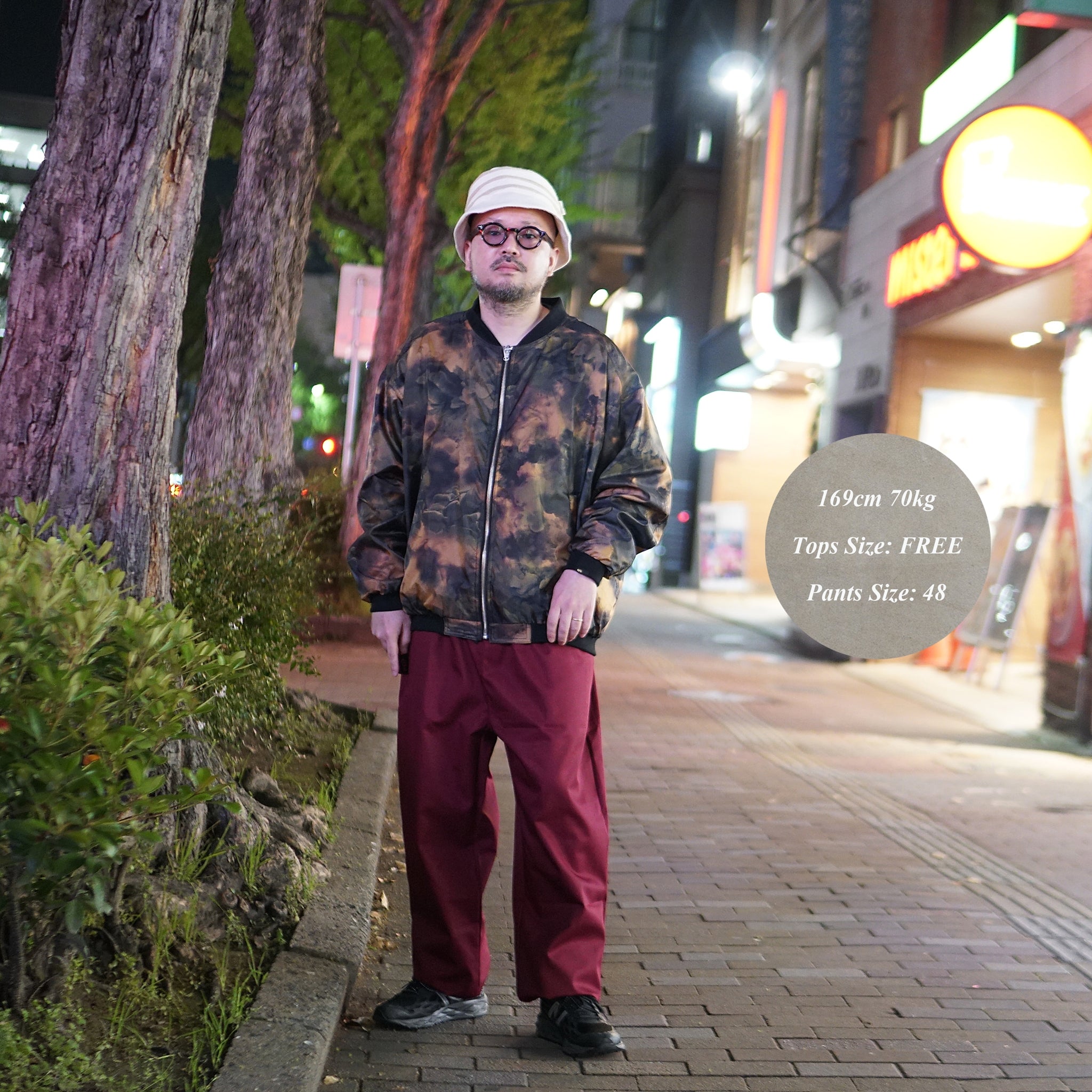 VE-23SS-V1 | C.Coulisse Easy Pants | Color:Green/Burgundy/Brown【VECCHI_ベッチ】