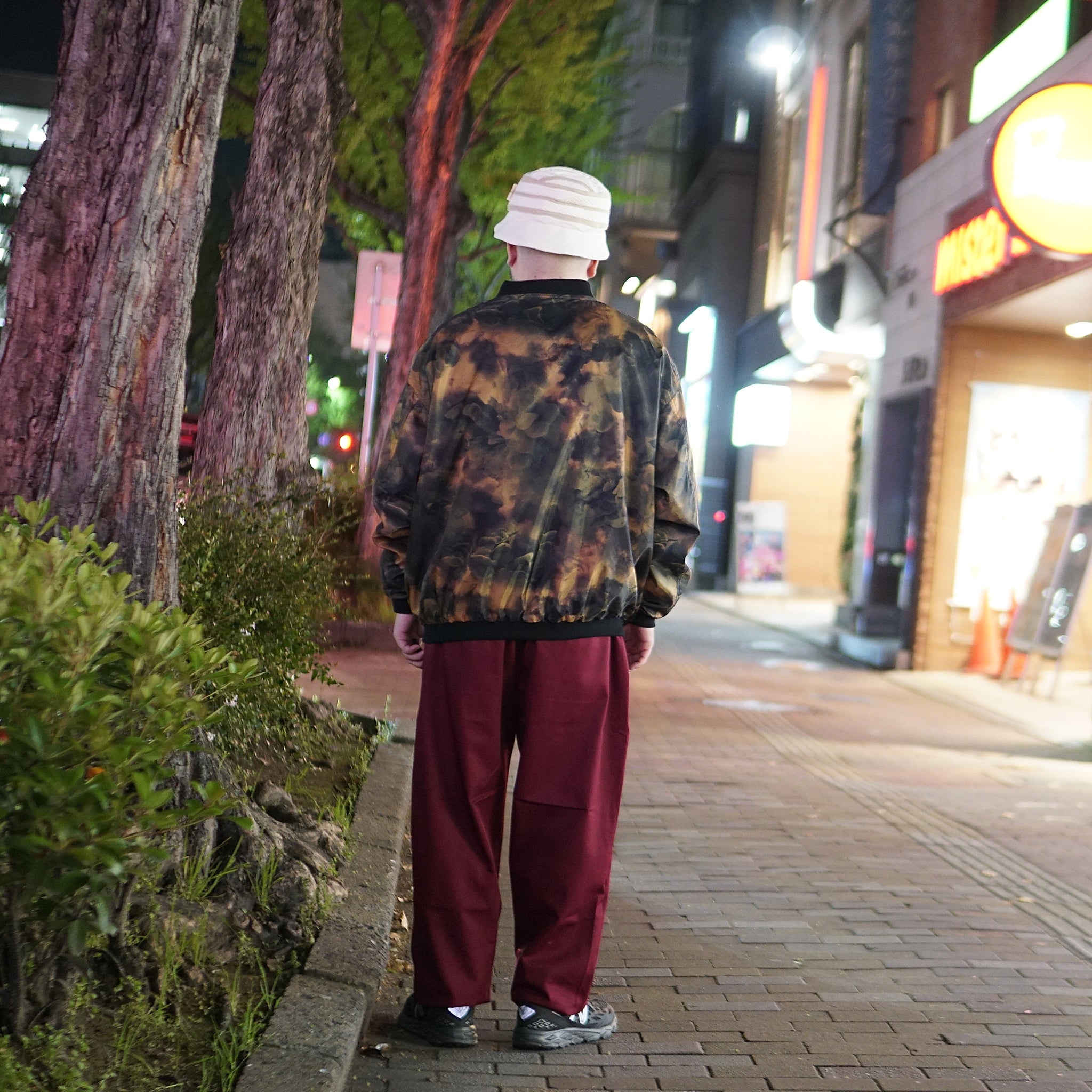 VE-23SS-V1 | C.Coulisse Easy Pants | Color:Green/Burgundy/Brown【VECCHI_ベッチ】