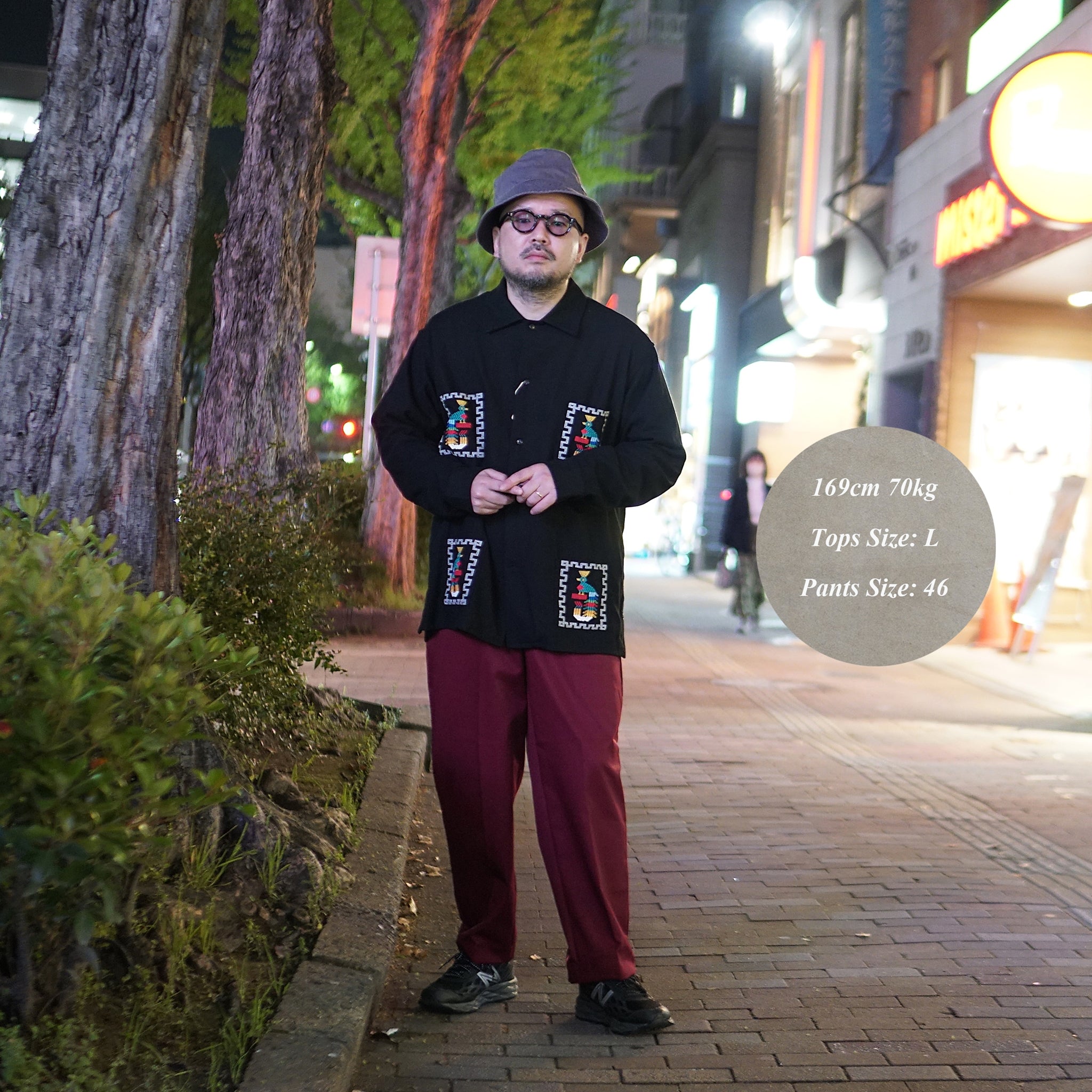 VE-23SS-V2 | Pantalone Uficio | Color:Green/Burgundy/Black【VECCHI_ベッチ】