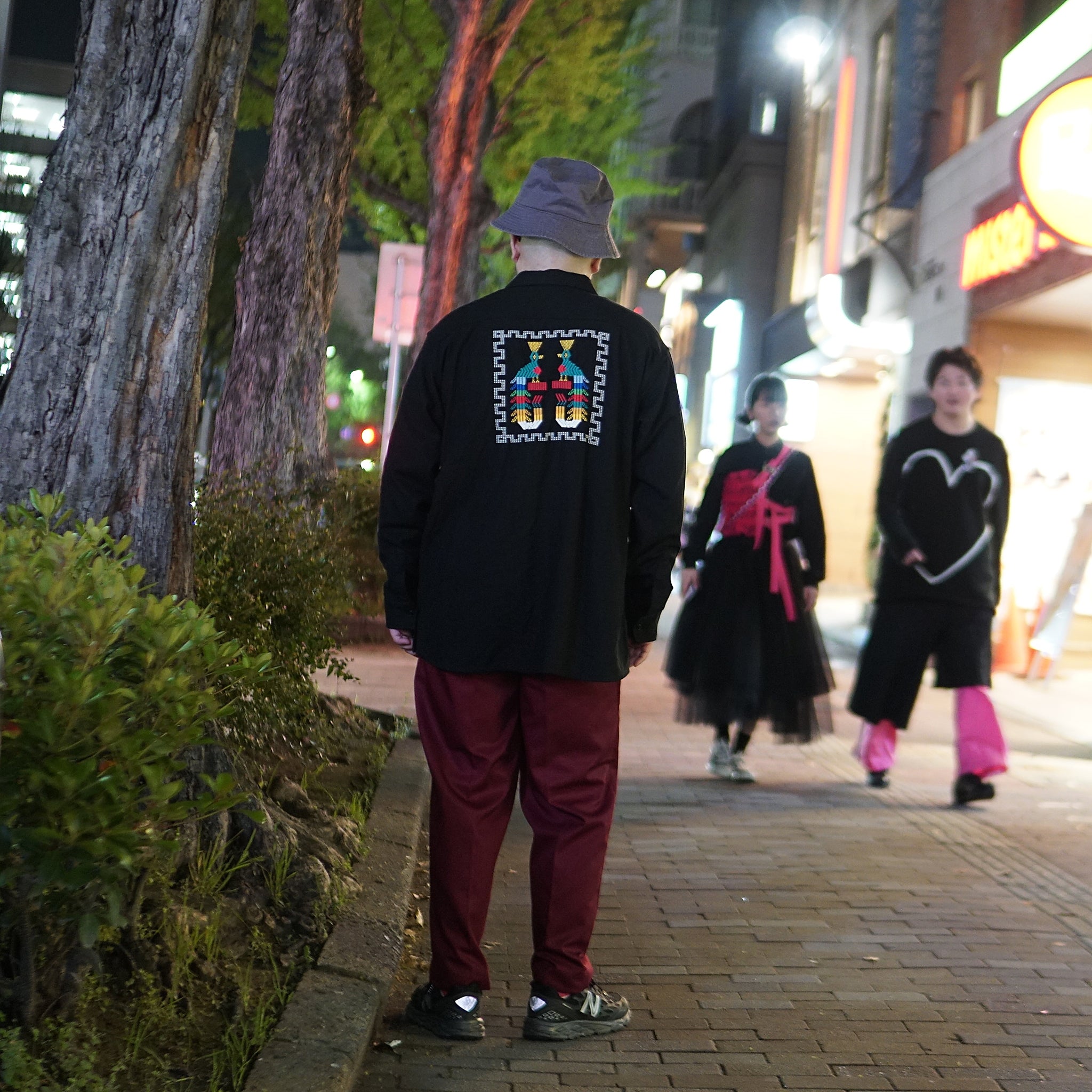 VE-23SS-V2 | Pantalone Uficio | Color:Green/Burgundy/Black【VECCHI_ベッチ】