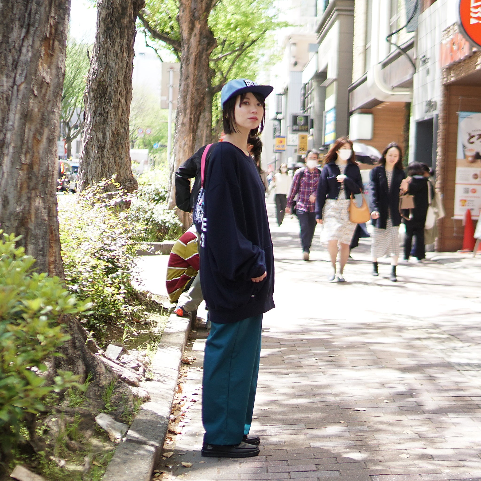 VE-23SS-V1 | C.Coulisse Easy Pants | Color:Green/Burgundy/Brown【VECCHI_ベッチ】