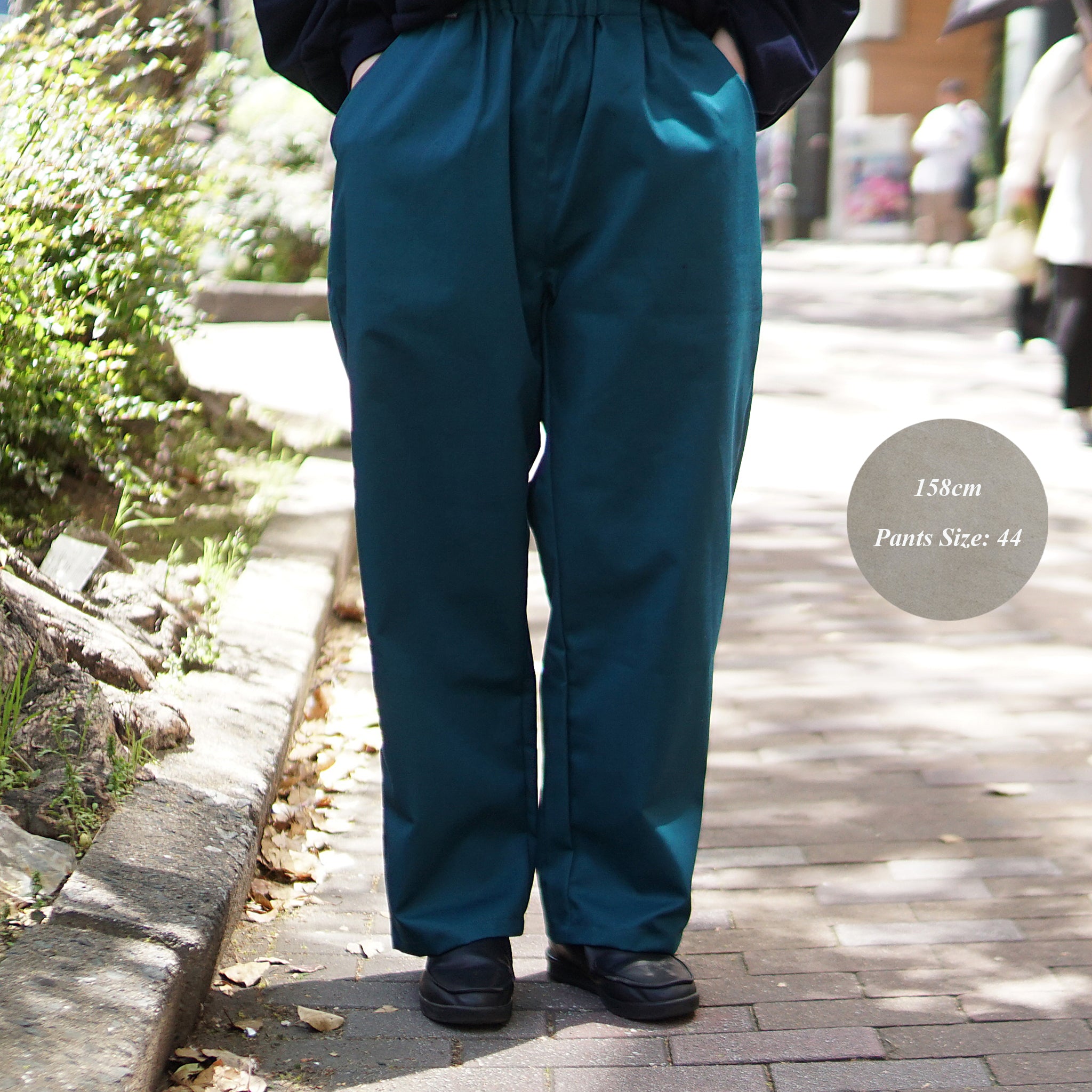VE-23SS-V1 | C.Coulisse Easy Pants | Color:Green/Burgundy/Brown【VECCHI_ベッチ】