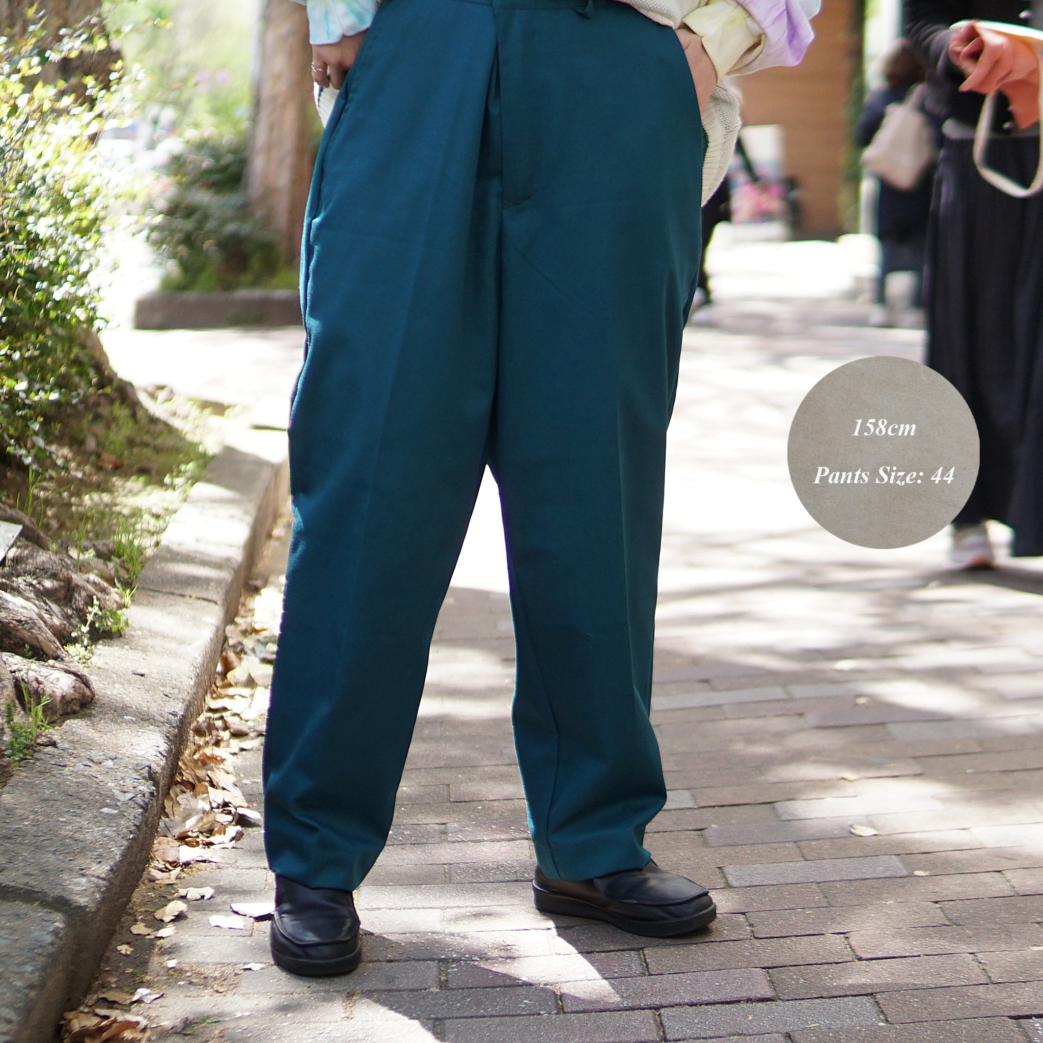 VE-23SS-V2 | Pantalone Uficio | Color:Green/Burgundy/Black【VECCHI_ベッチ】