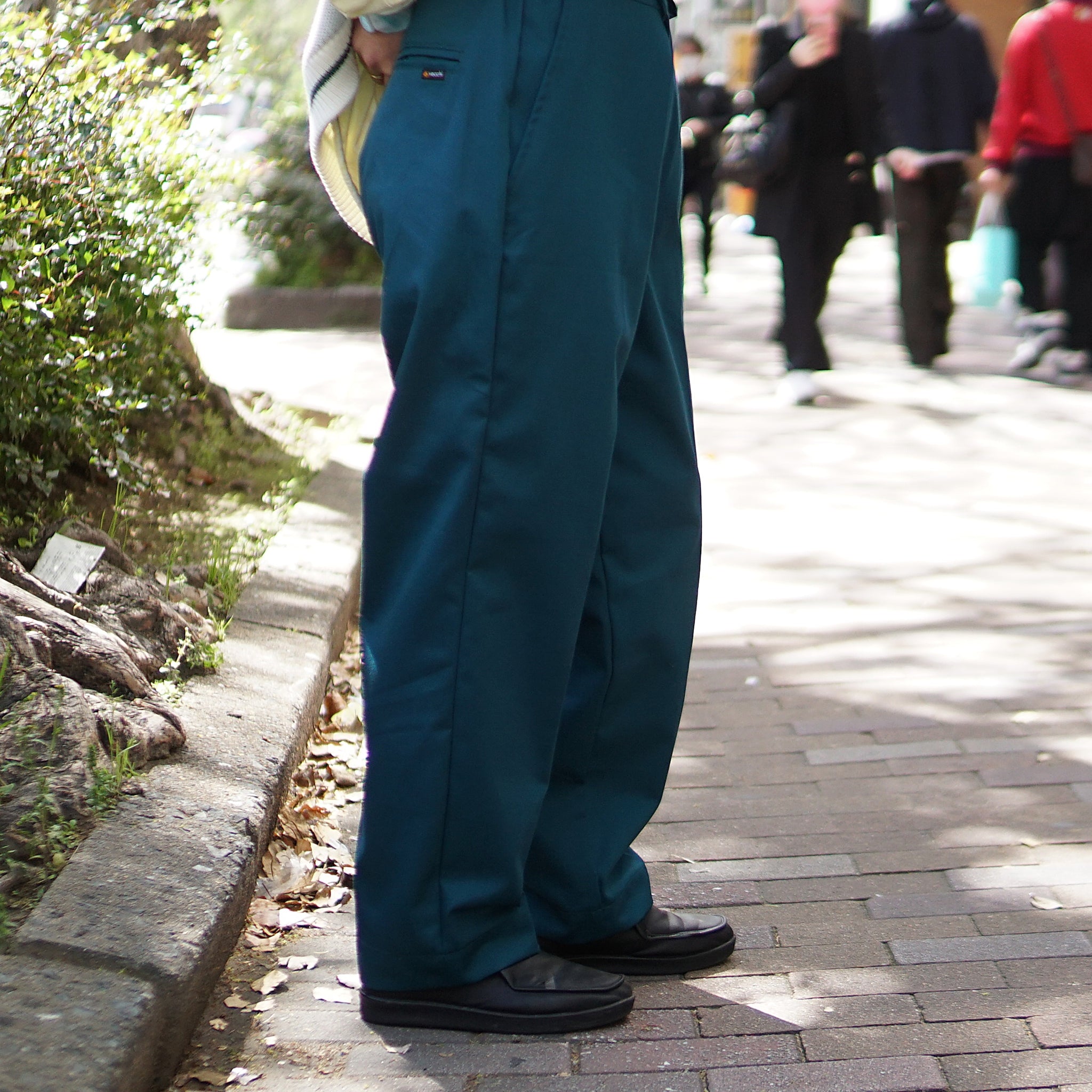 VE-23SS-V2 | Pantalone Uficio | Color:Green/Burgundy/Black【VECCHI_ベッチ】