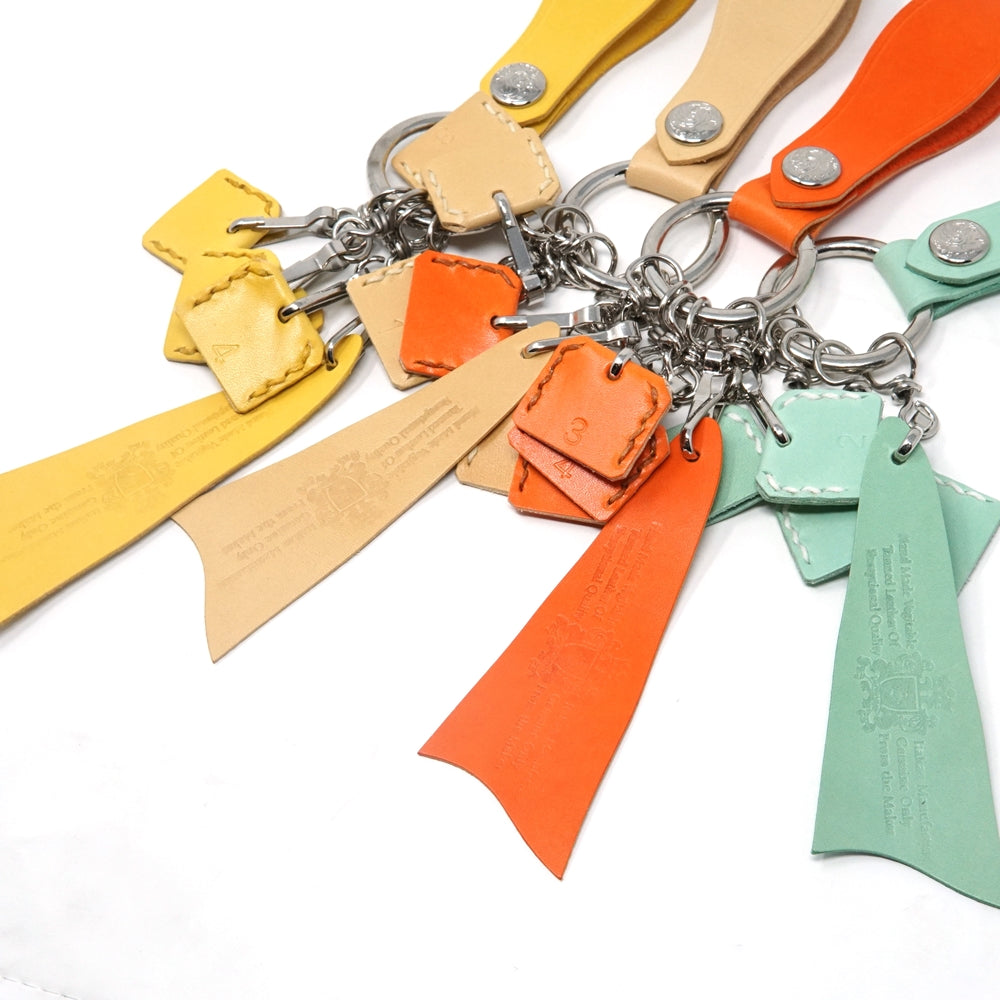 No:KG 9906A | Name:Keyring | Color:Yellow/Ivory/Orange/Mint【SARANAM】-SARANAM-ADDICTION FUKUOKA