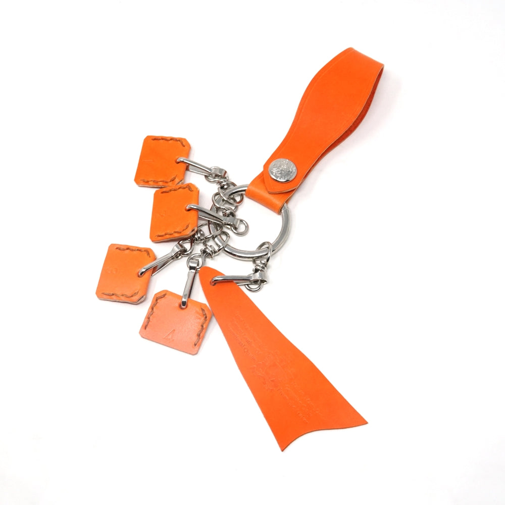 No:KG 9906A | Name:Keyring | Color:Yellow/Ivory/Orange/Mint【SARANAM】-SARANAM-ADDICTION FUKUOKA