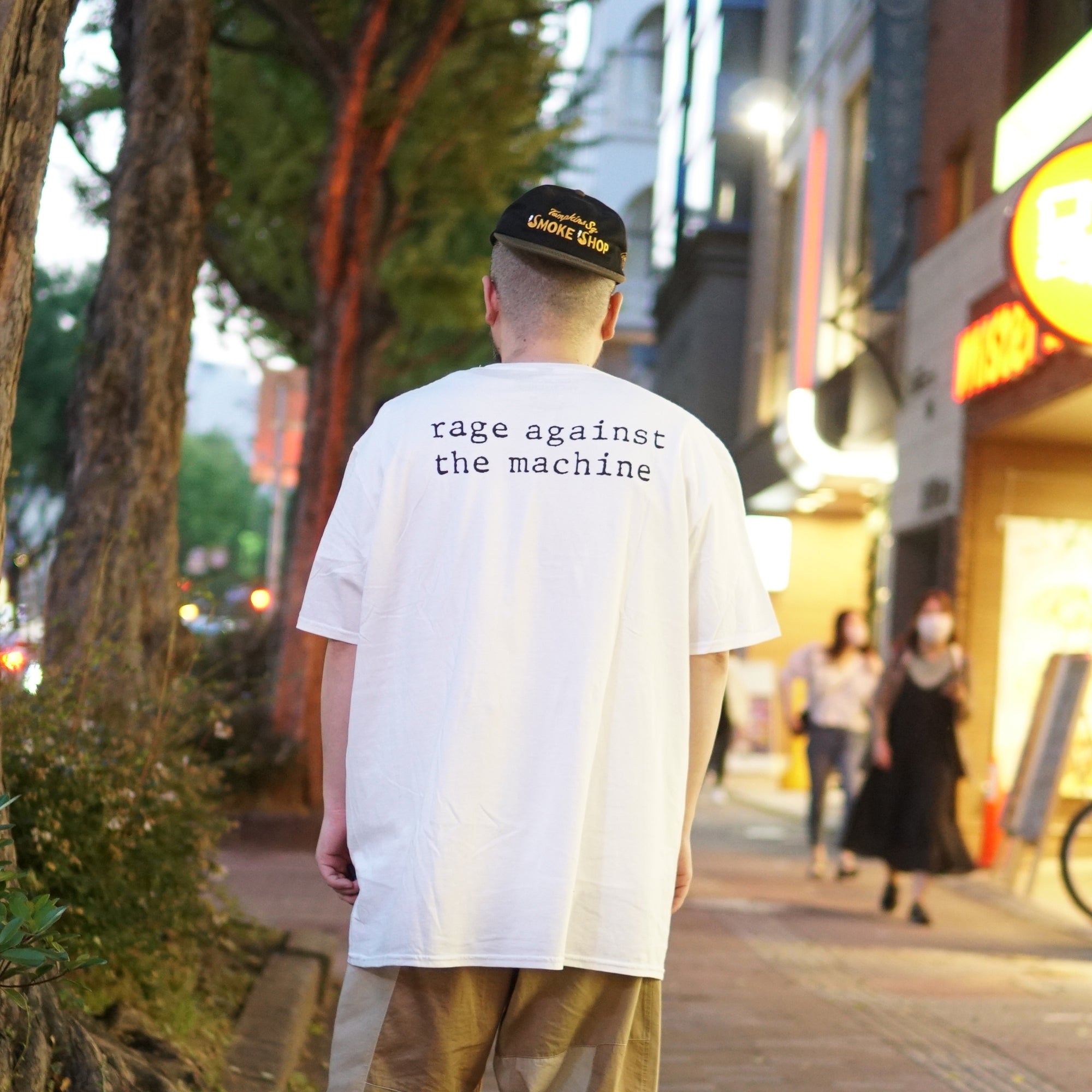 No:RATMTS08MW | Name:RATM_Calm Like A Bomb_Unisex_Tee_Rage Against The Machine | Color:White【ROCK OFF】【ネコポス選択可能】【archive】