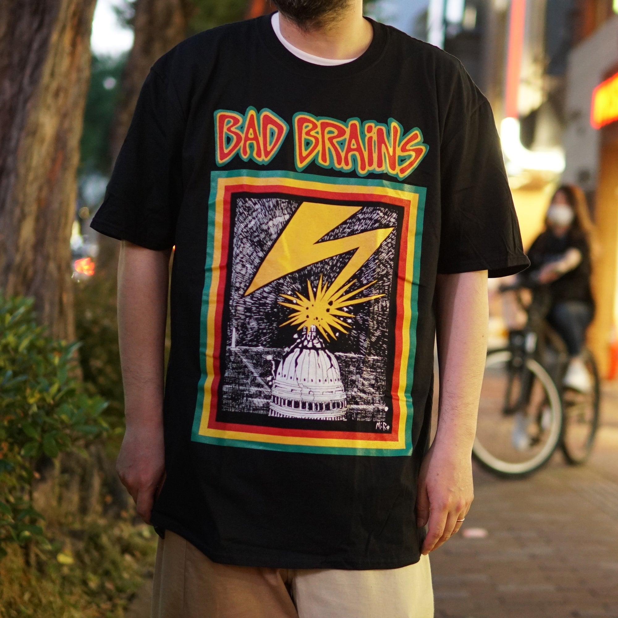 No:BADBTS01MB | Name:BadBrains_Capitol Strike Tee |  Color:Black【ROCK OFF】【ネコポス選択可能】