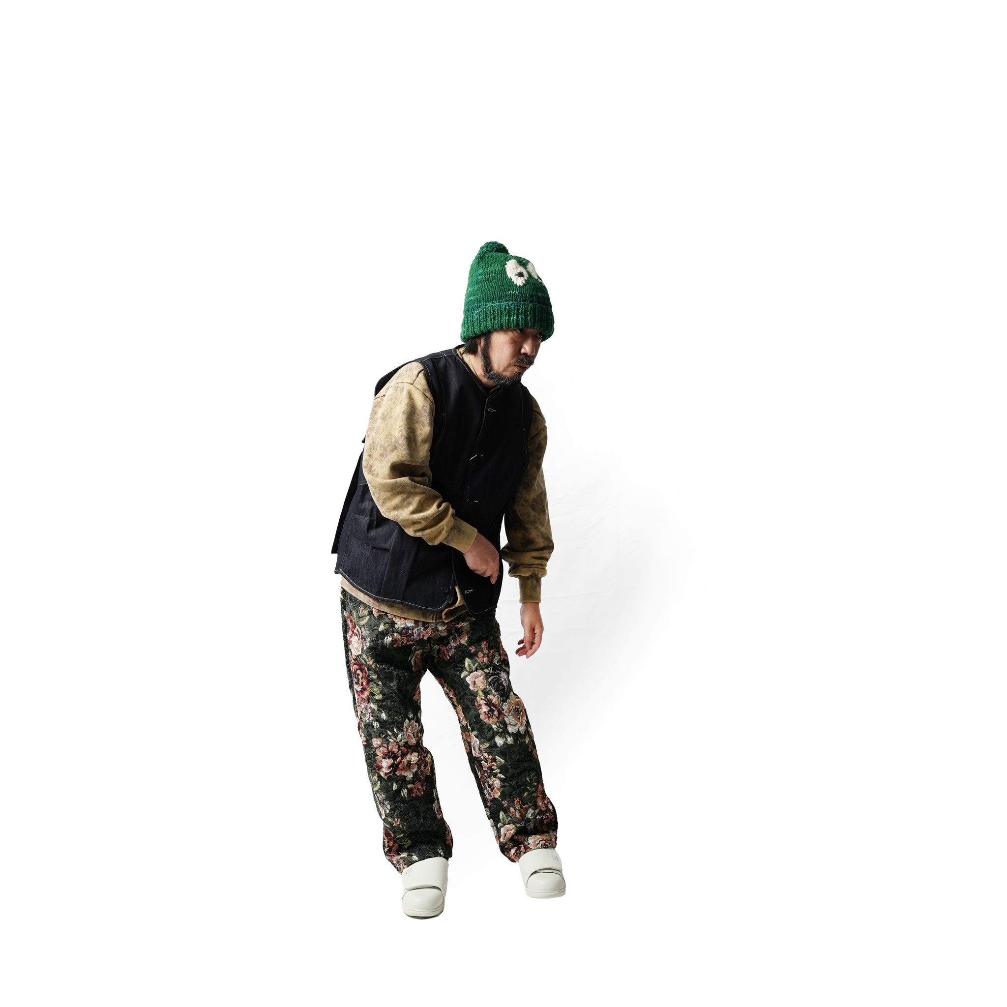 CHC40-01P_2022 | Double Cuff Cap Avocado | Color:Forest【CHAMULA_チャムラ】【MONITALY_モニタリー】【archive】