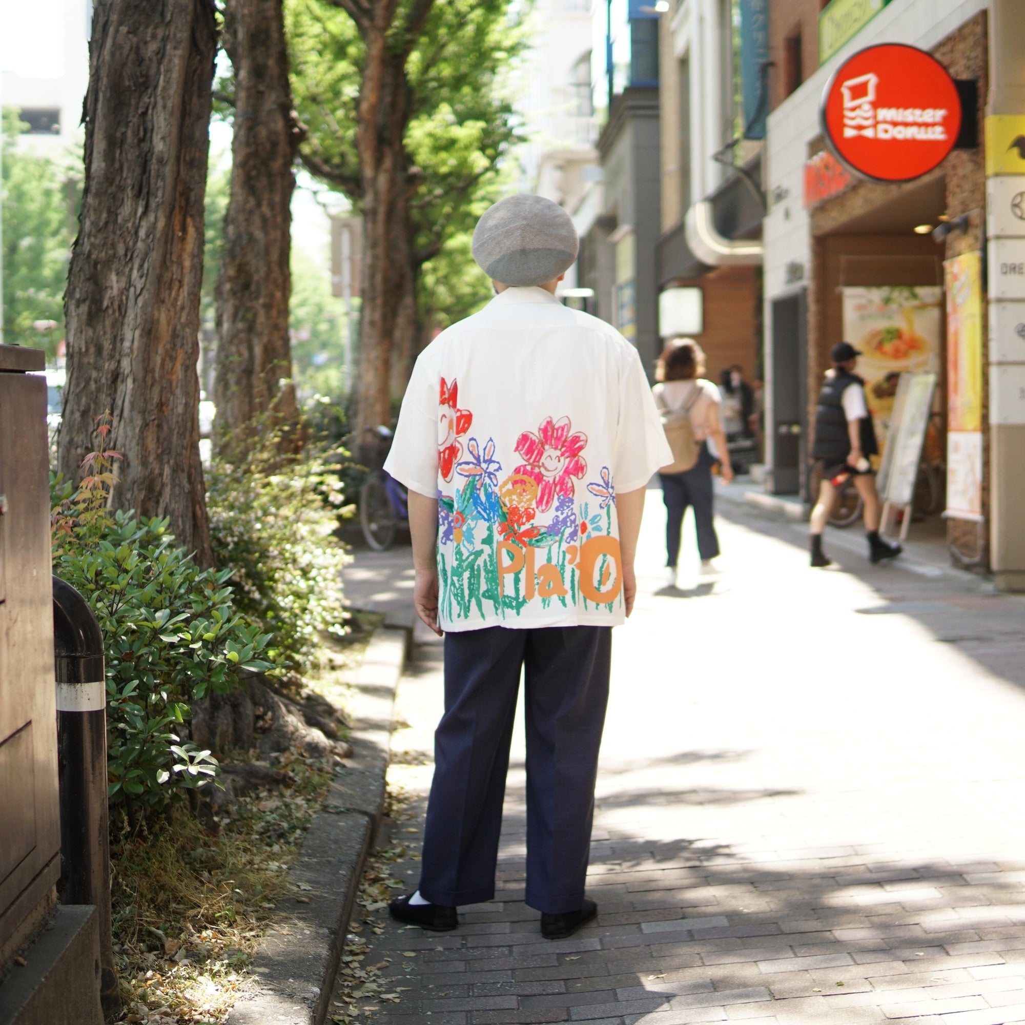No:ps22t01-1 | Name:PICASSO SHIRT | Color:White body with print【PLATEAU STUDIO_プラトー スタジオ】【archive】