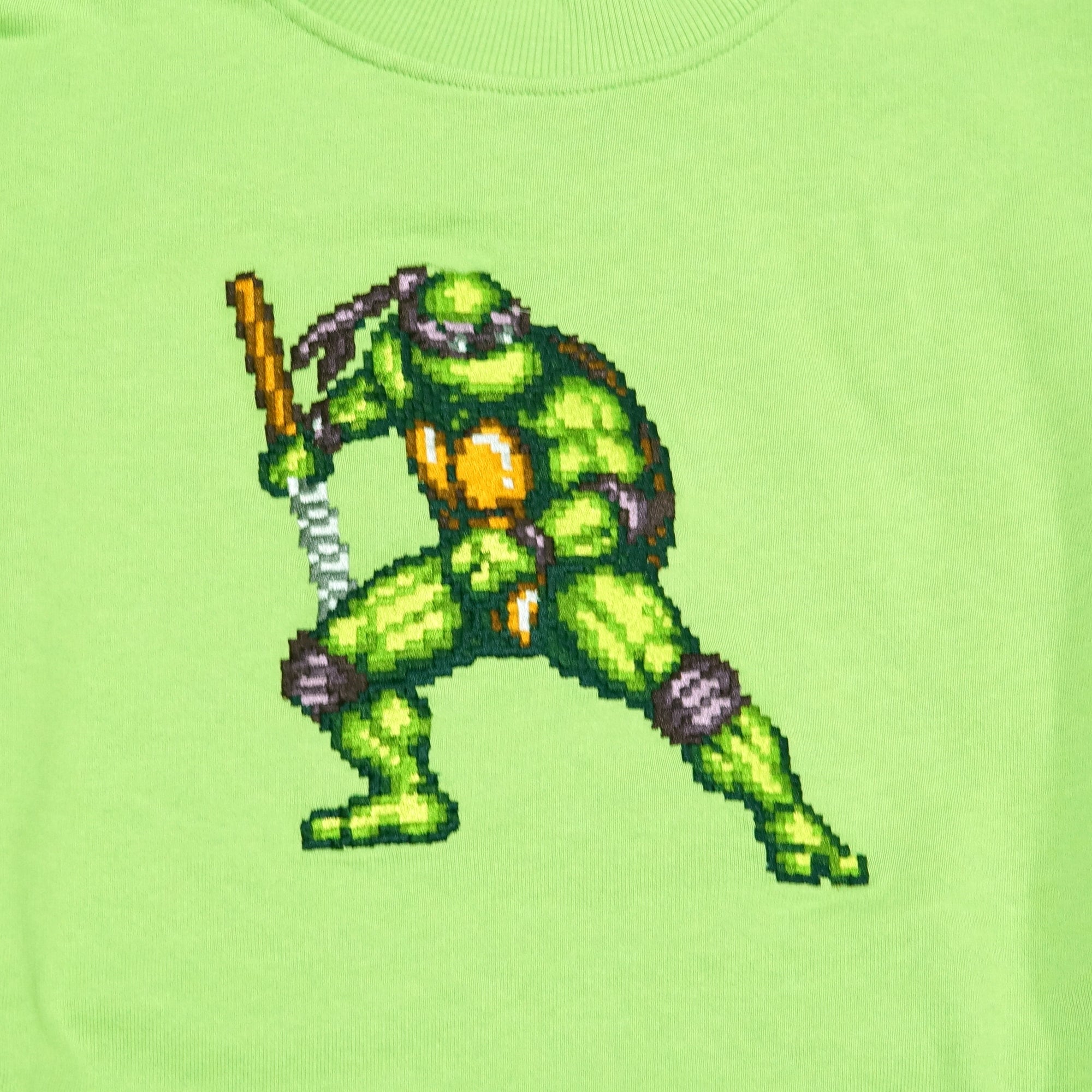 No:SS-V-EB-FIGHTINGTURTLE | Name:DONATELLO SWEAT-SHIRT - BRICKTOWN X TMNT ™ | Color:Green Shell | Size:S/M/L【BRICKTOWN_ブリックタウン】【archive】