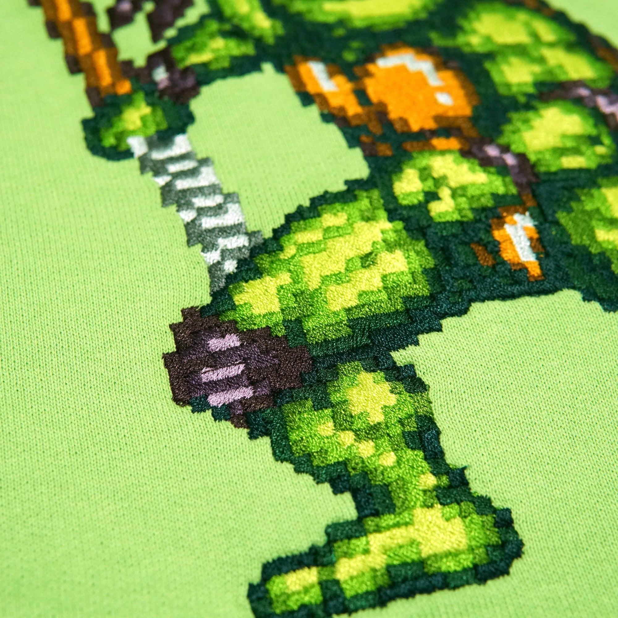 No:SS-V-EB-FIGHTINGTURTLE | Name:DONATELLO SWEAT-SHIRT - BRICKTOWN X TMNT ™ | Color:Green Shell | Size:S/M/L【BRICKTOWN_ブリックタウン】【archive】