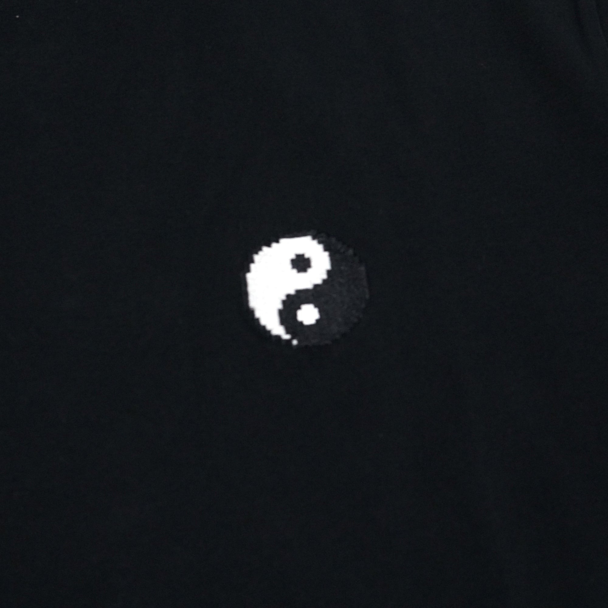 No:TSO-B-ES-YINYANG/BP | Name:yin yang OVERSIZE T-SHIRT - BRICKTOWN_The Classics Mix of Pixel Arts | Color:Black | Size:S/M/L【BRICKTOWN_ブリックタウン】