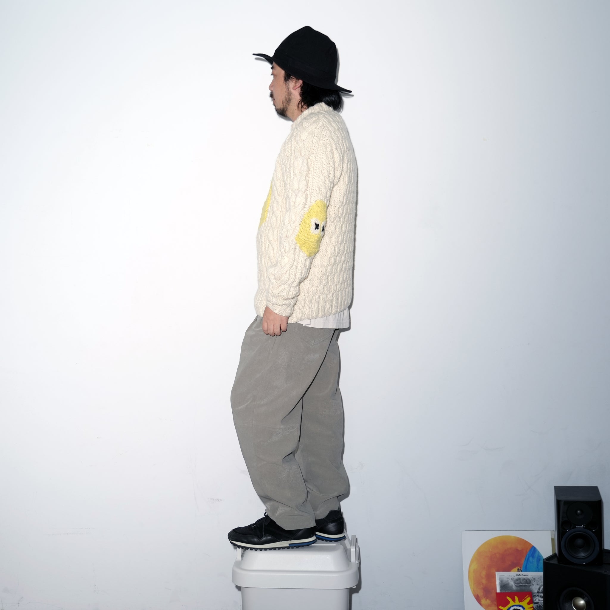 No:CHS82-01 | Name:Avocado Fisherman Pullover | Color:Ivory X Canary【CHAMULA_チャムラ】【MONITALY_モニタリー】