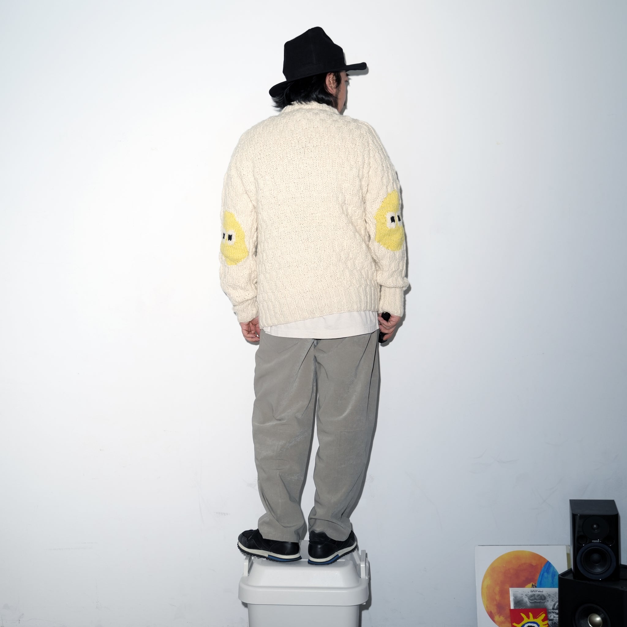 No:CHS82-01 | Name:Avocado Fisherman Pullover | Color:Ivory X Canary【CHAMULA_チャムラ】【MONITALY_モニタリー】