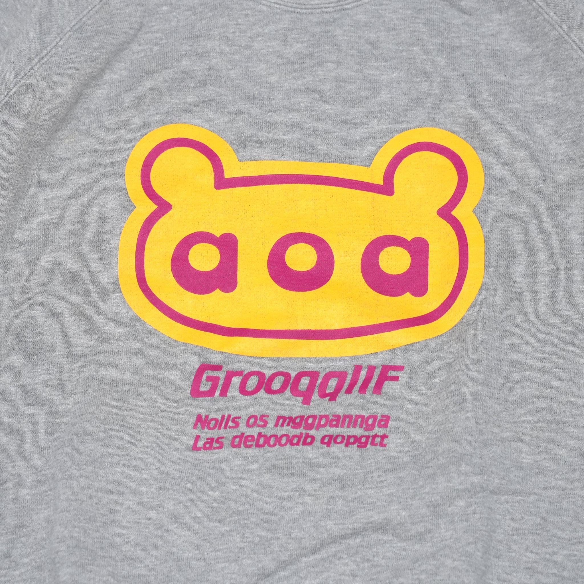 No:aoasweat002 | Name:aoa Sweat shirts | Color:Gray | Size:Free【animal of airs_アニマル オブ エアーズ】
