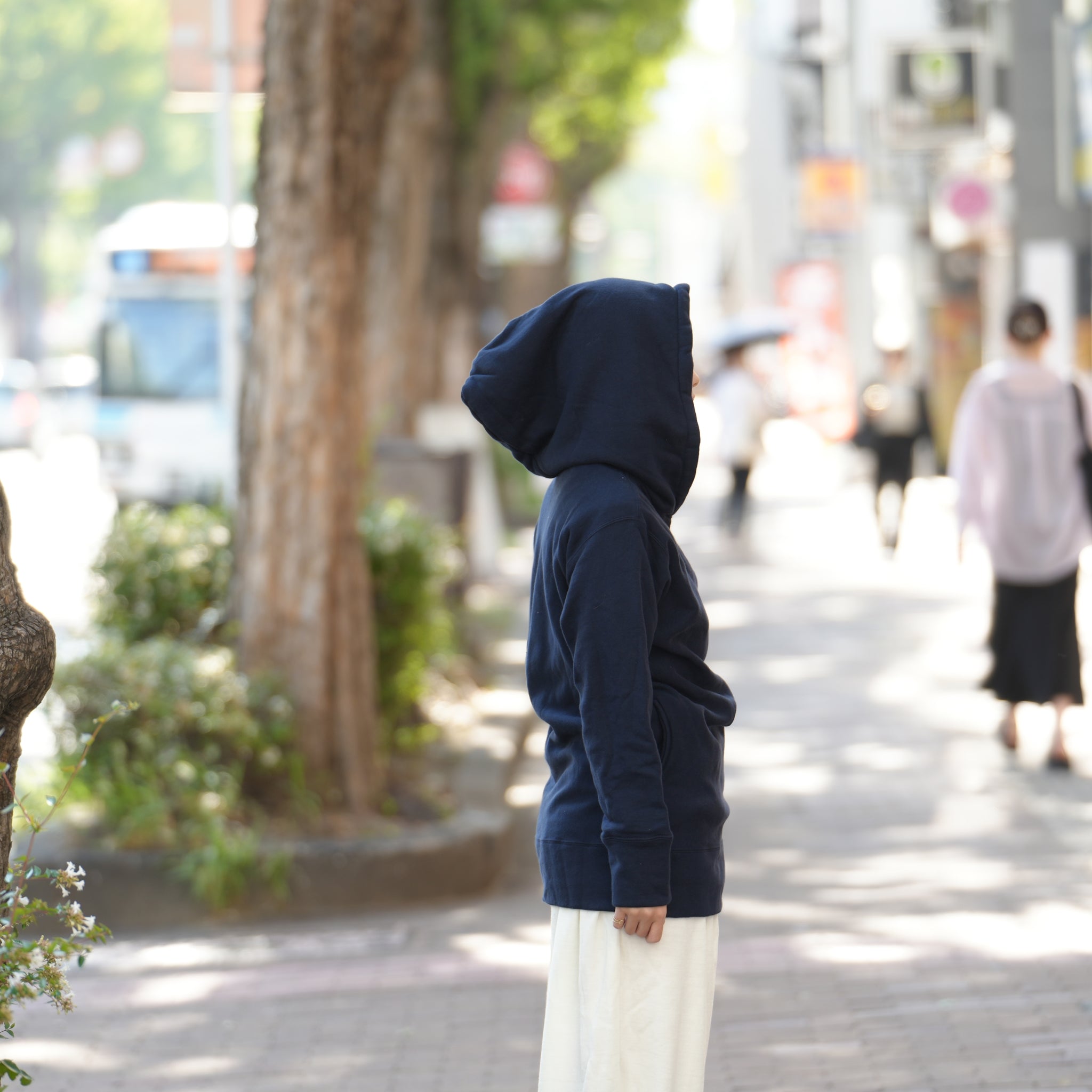 063501 | aoa sweat hoodie | Color:Navy | Size:Free【animal of airs_アニマル オブ エアーズ】