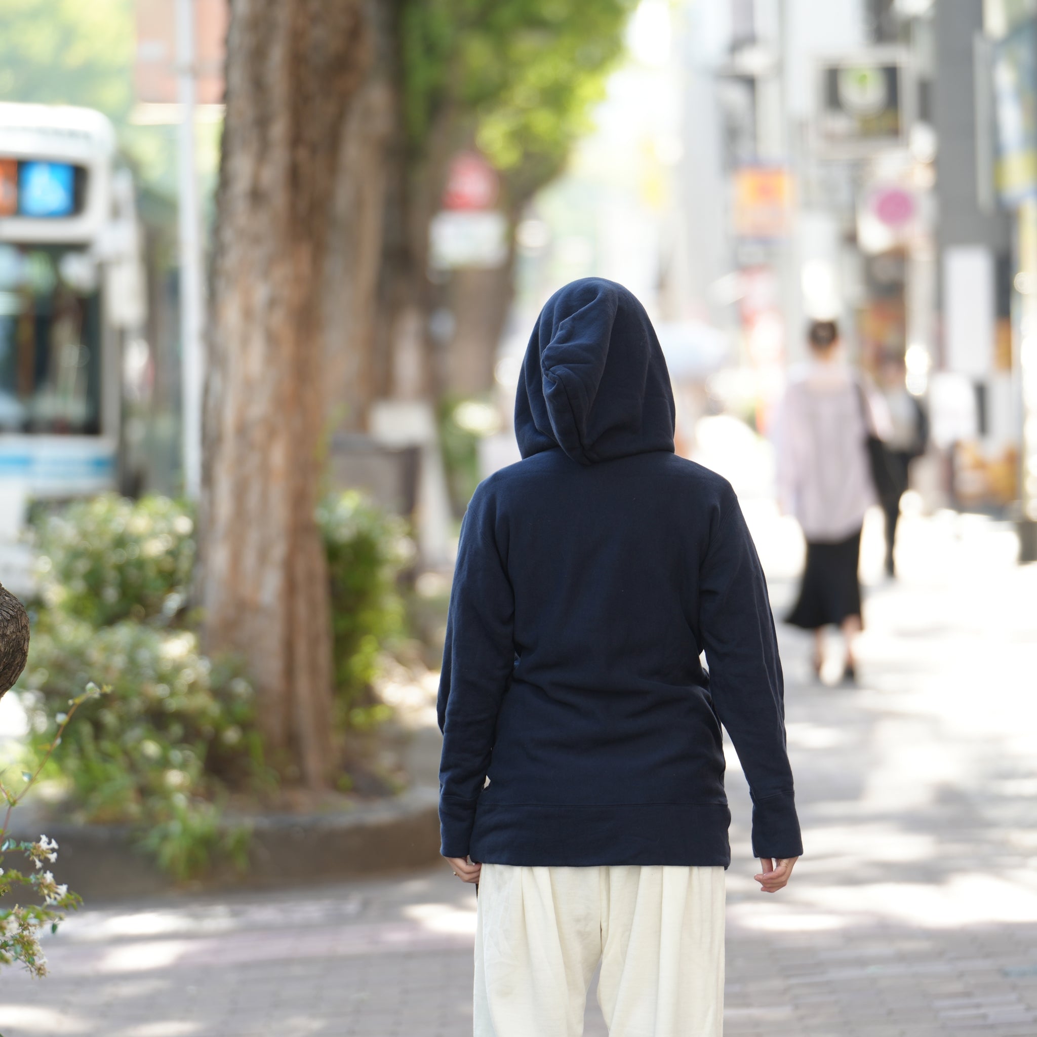 063501 | aoa sweat hoodie | Color:Navy | Size:Free【animal of airs_アニマル オブ エアーズ】