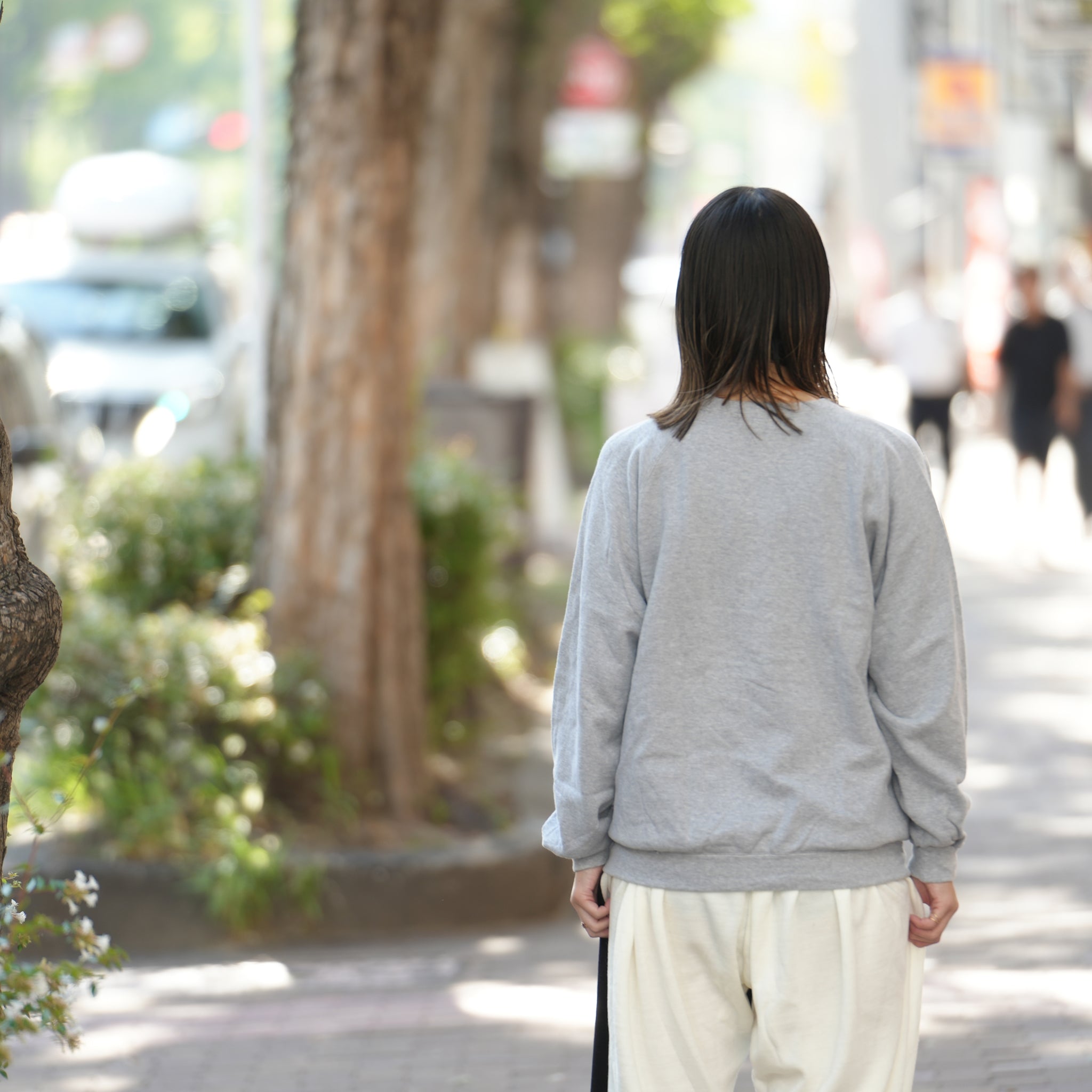 No:aoasweat002 | Name:aoa Sweat shirts | Color:Gray | Size:Free【animal of airs_アニマル オブ エアーズ】
