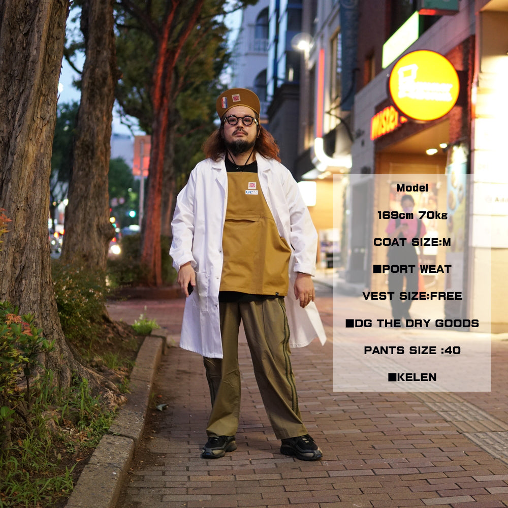 NO:2852 | Name:Standard Coat | Color:white | 【PORTWEST】【EIA】-PORTWEST-ADDICTION FUKUOKA