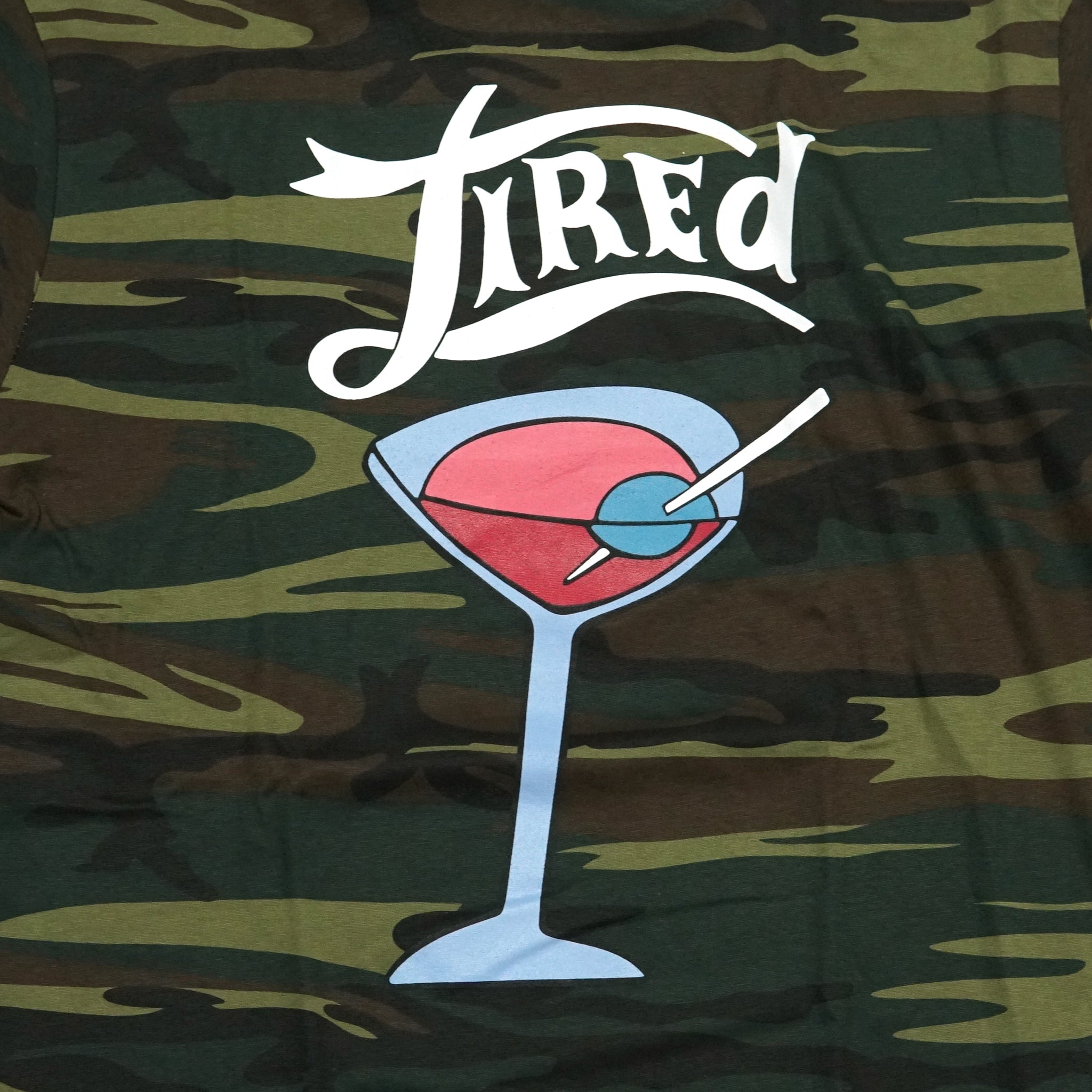 TS00162 | DIRTY MARTINI S/S TEE | Color:Camo【TIRED_タイレッド】【ネコポス選択可能】