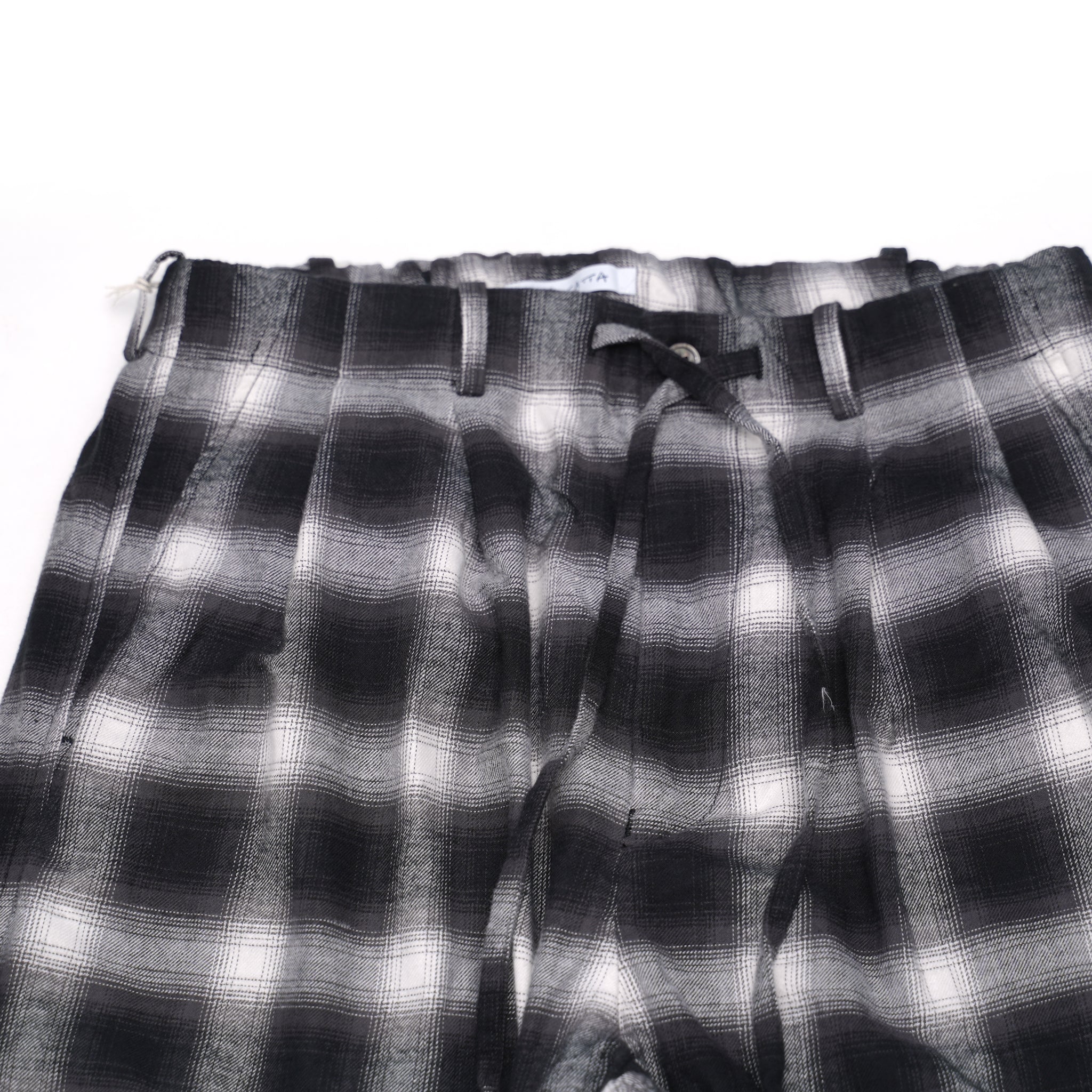 No:wp-special_A | Name:OMBRE CHECK PANTS 別注 | Color:White【CATTA_カッタ】【archive】