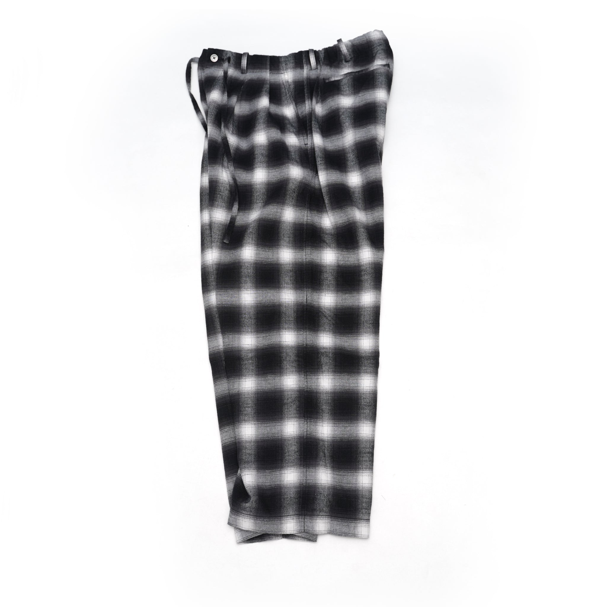 No:wp-special_A | Name:OMBRE CHECK PANTS 別注 | Color:White【CATTA_カッタ】